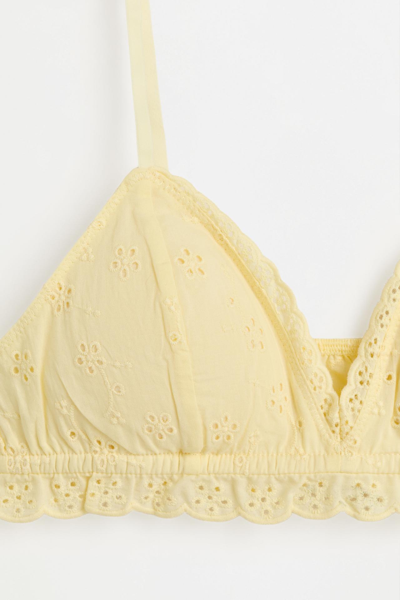 Swiss embroidery bralette — BUTTER