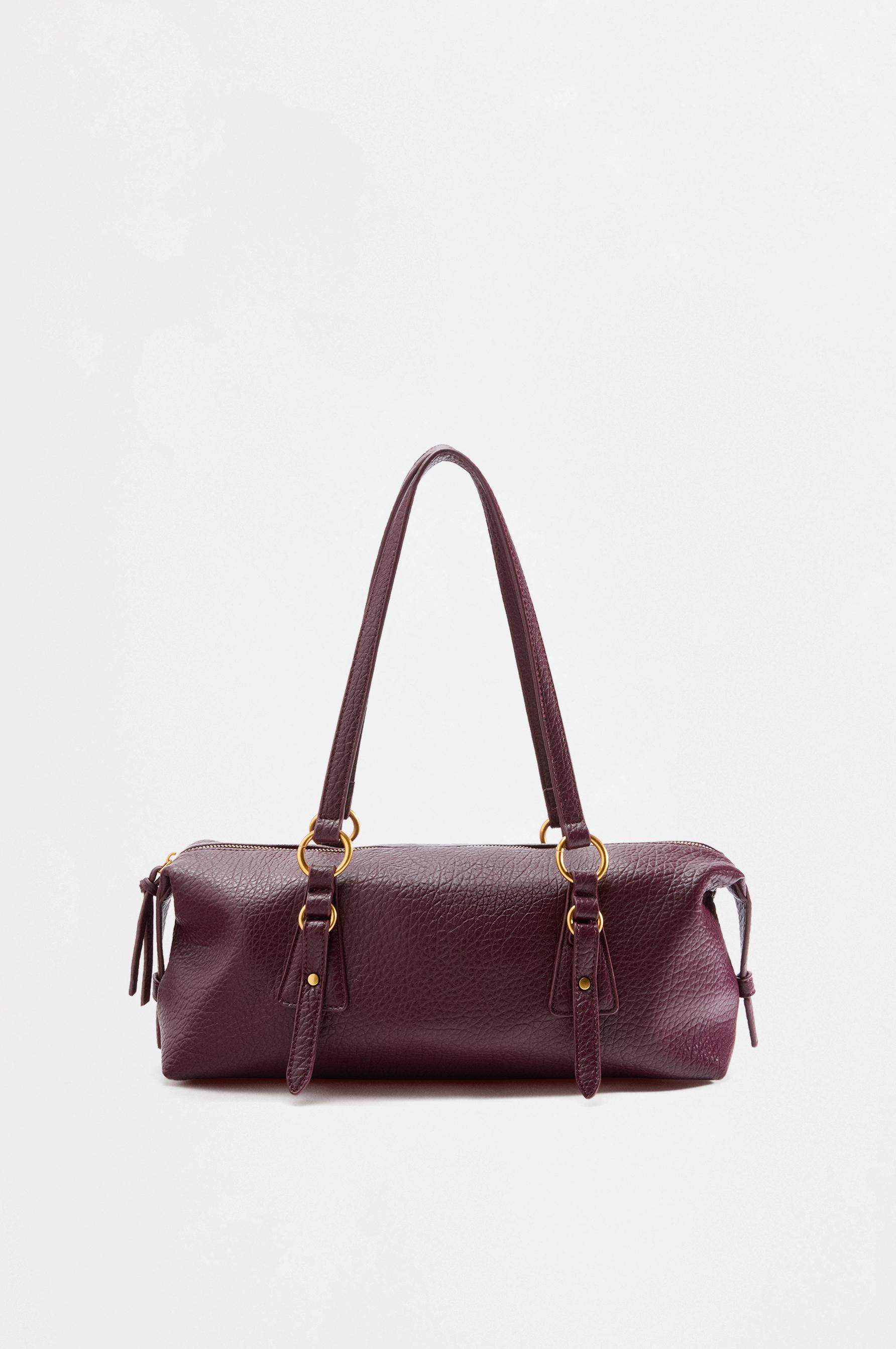 Ring shoulder bag — BURGUNDY