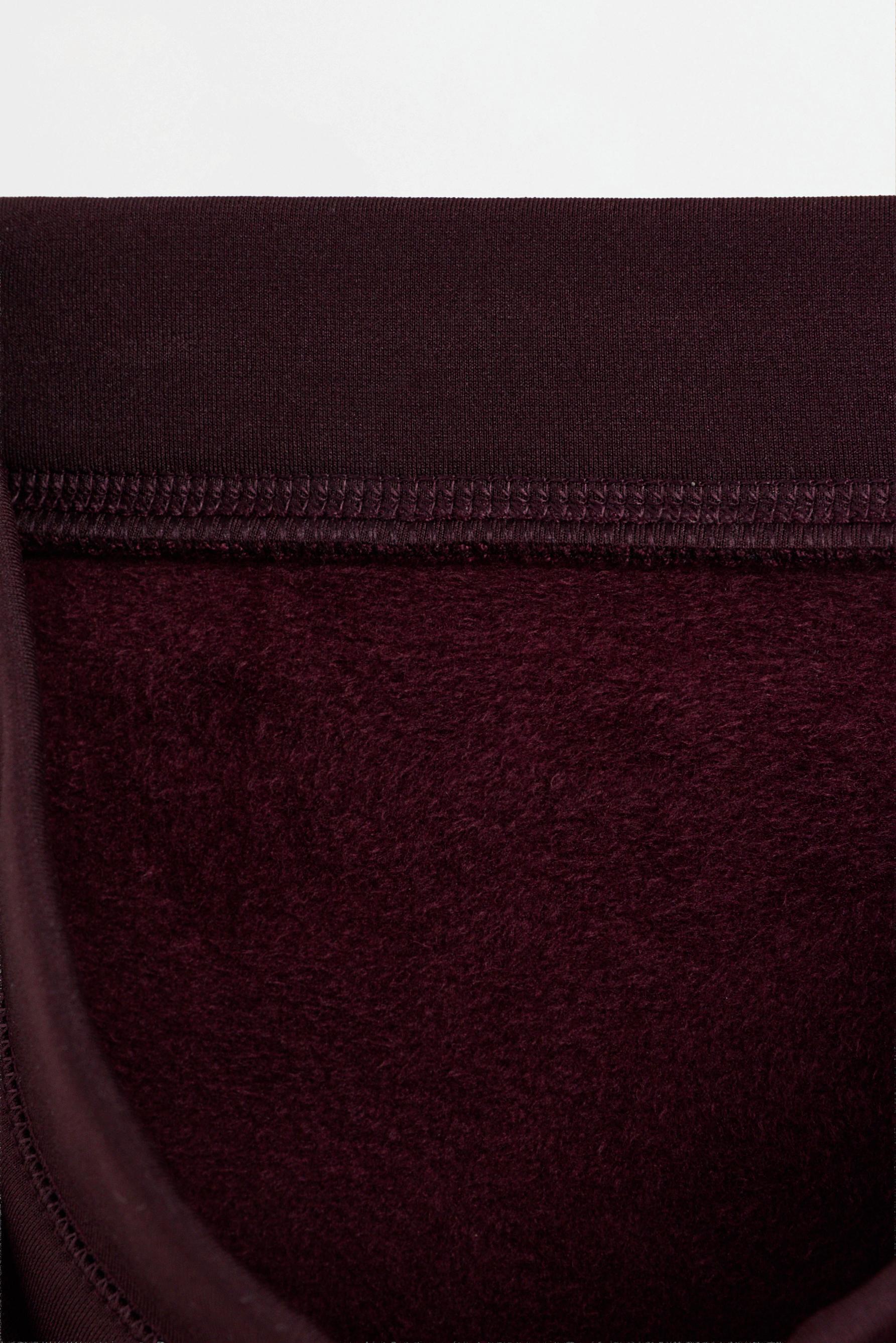 HEAVY WEIGHT thermal leggings (10°F to 48°F) — DARK BURGUNDY