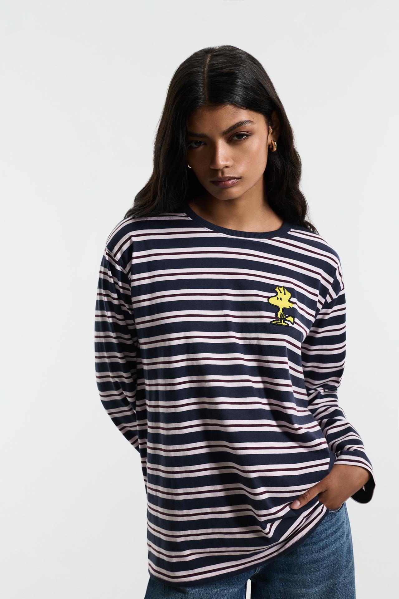 Snoopy Peanuts™ striped T-shirt — STRIPED