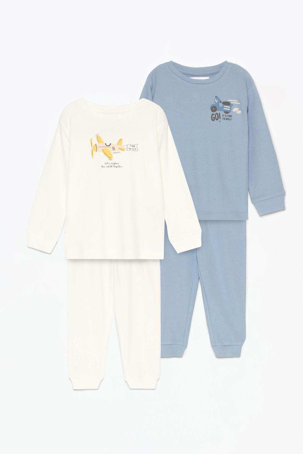 Set 2 pijamale cu avion