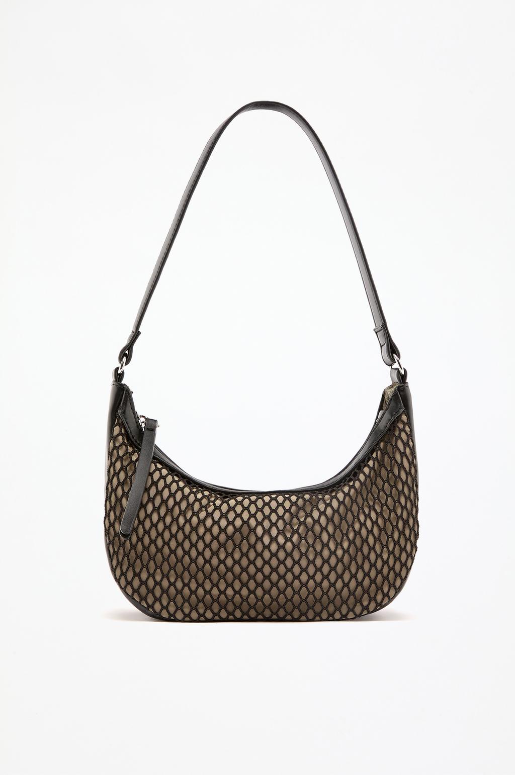 Mesh shoulder bag