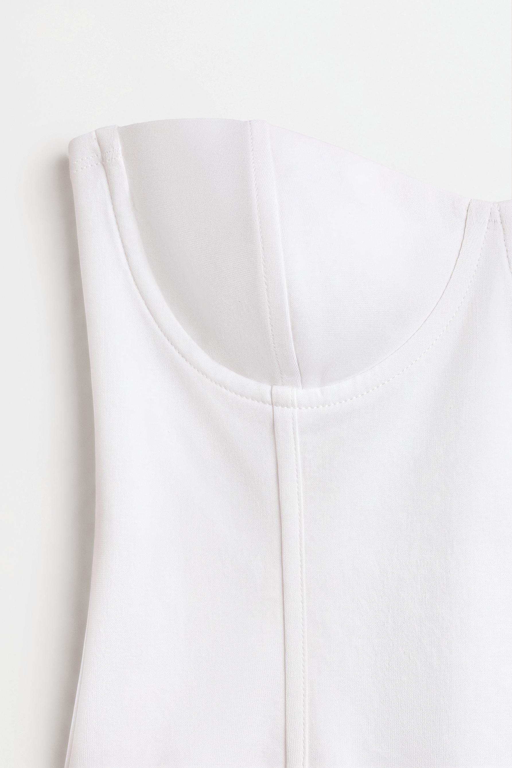 Bustier top — OFF WHITE