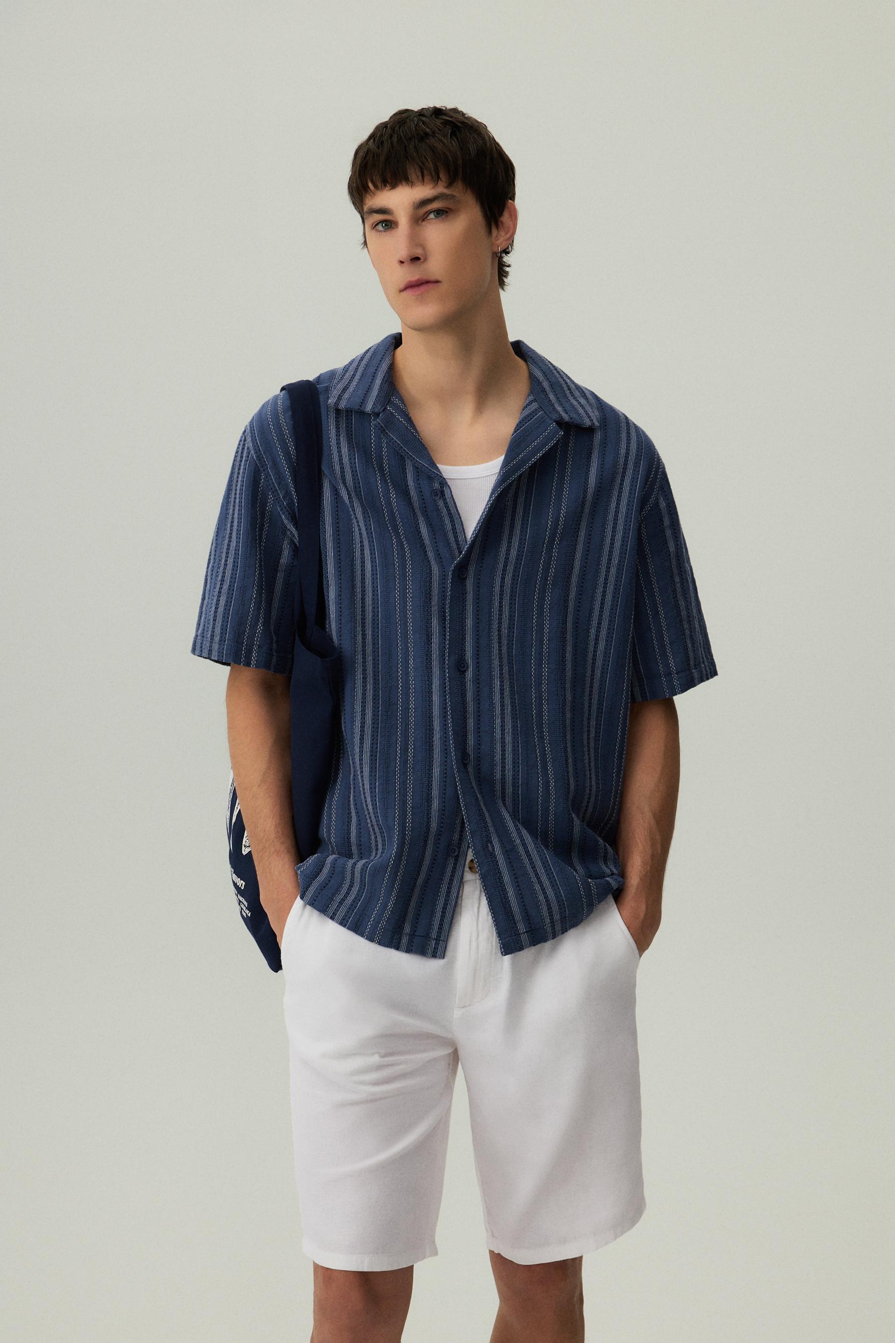 Camisa rústica rayas