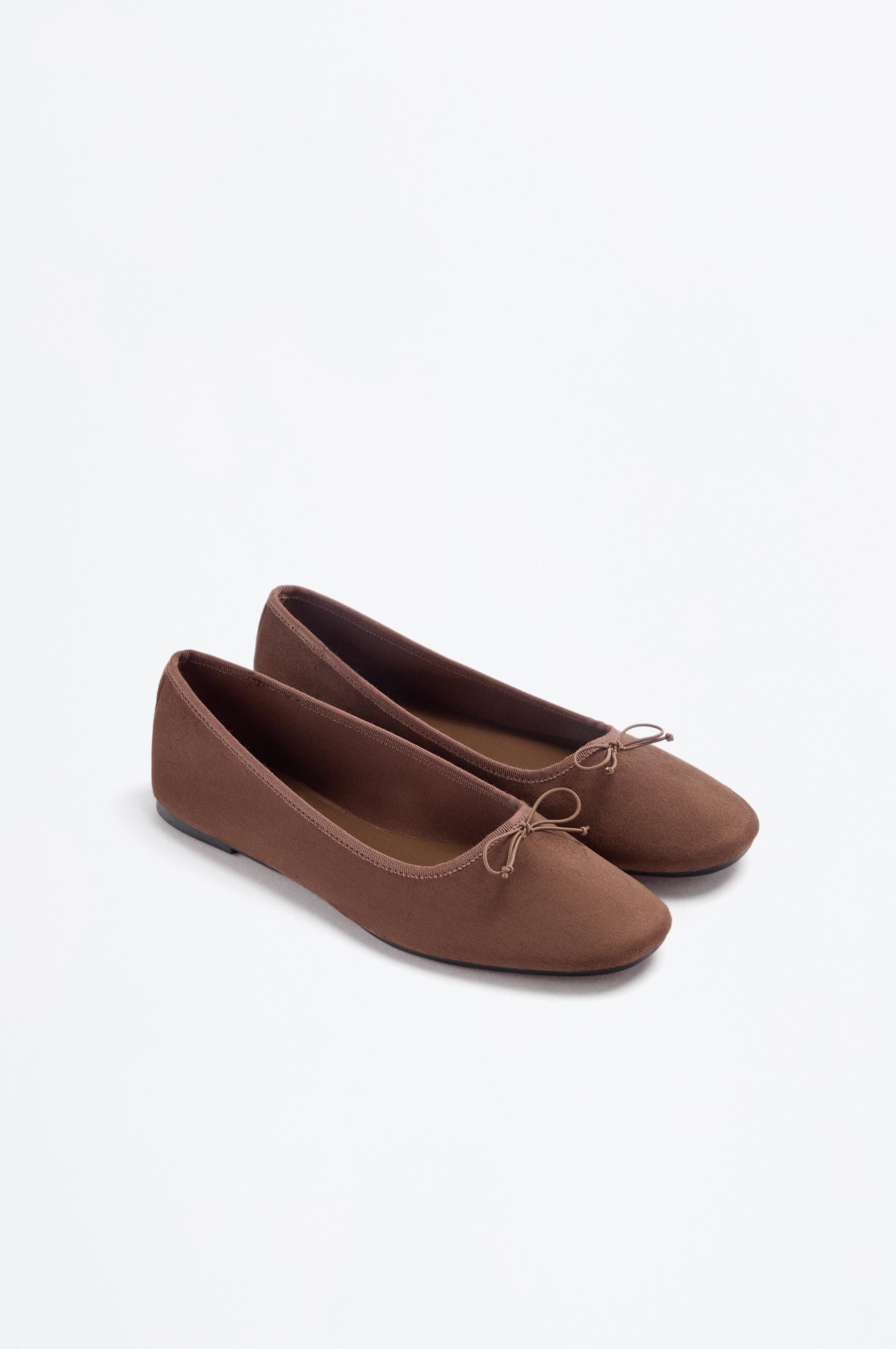 Basic ballet flats — BROWN