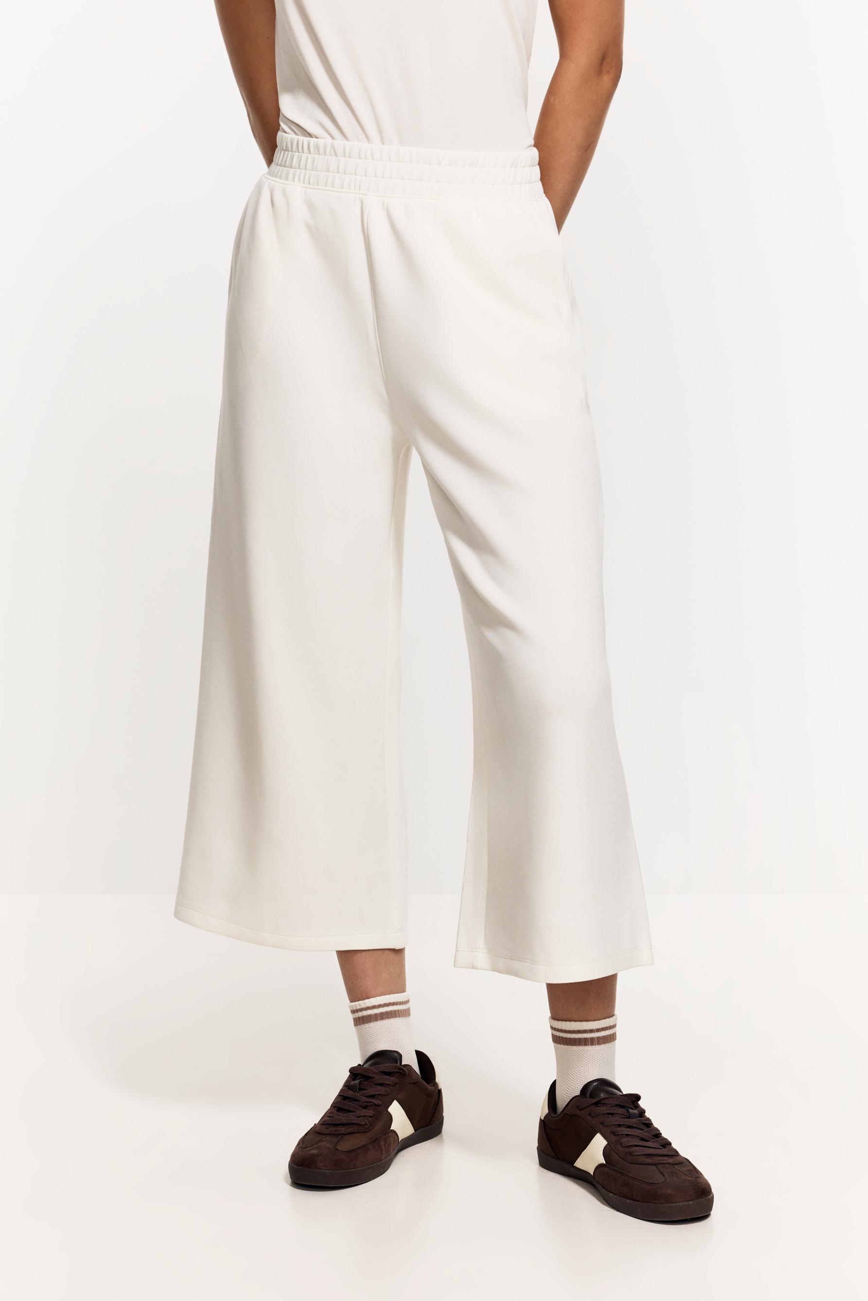 Modal-effect sports culottes — OFF WHITE