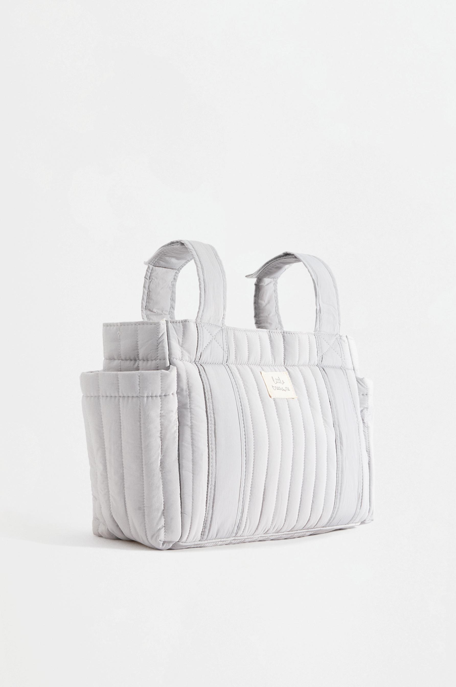 MATERNITY TOTE BAG — GREY