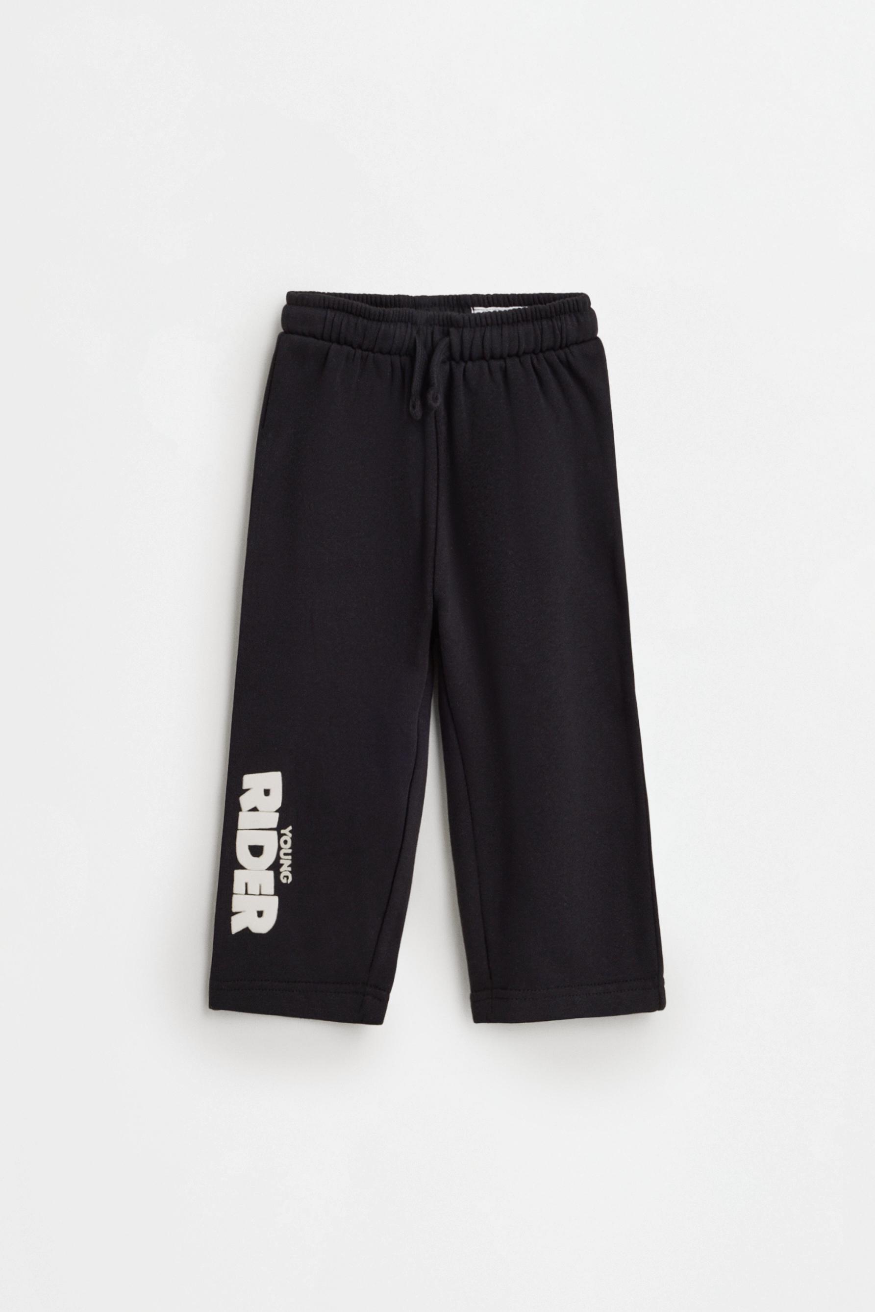 Printed Joggers — MEDIUM GREY