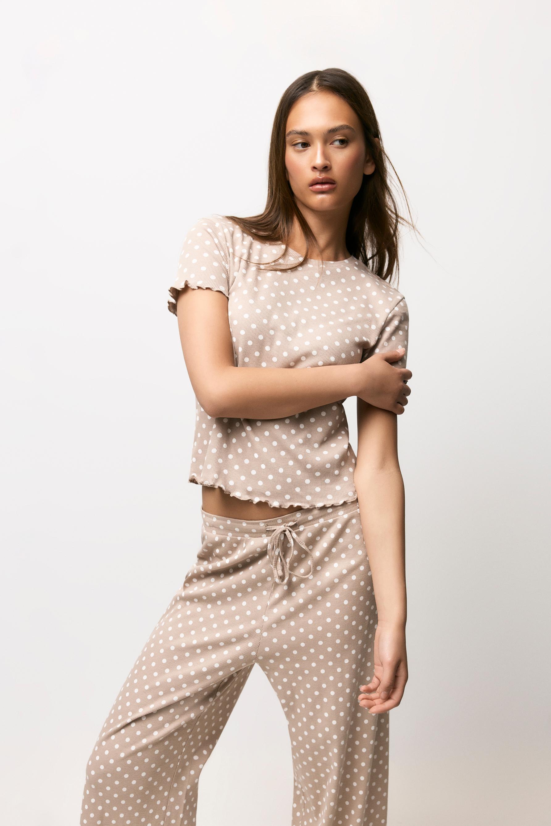 Printed pyjamas — TAUPE BROWN