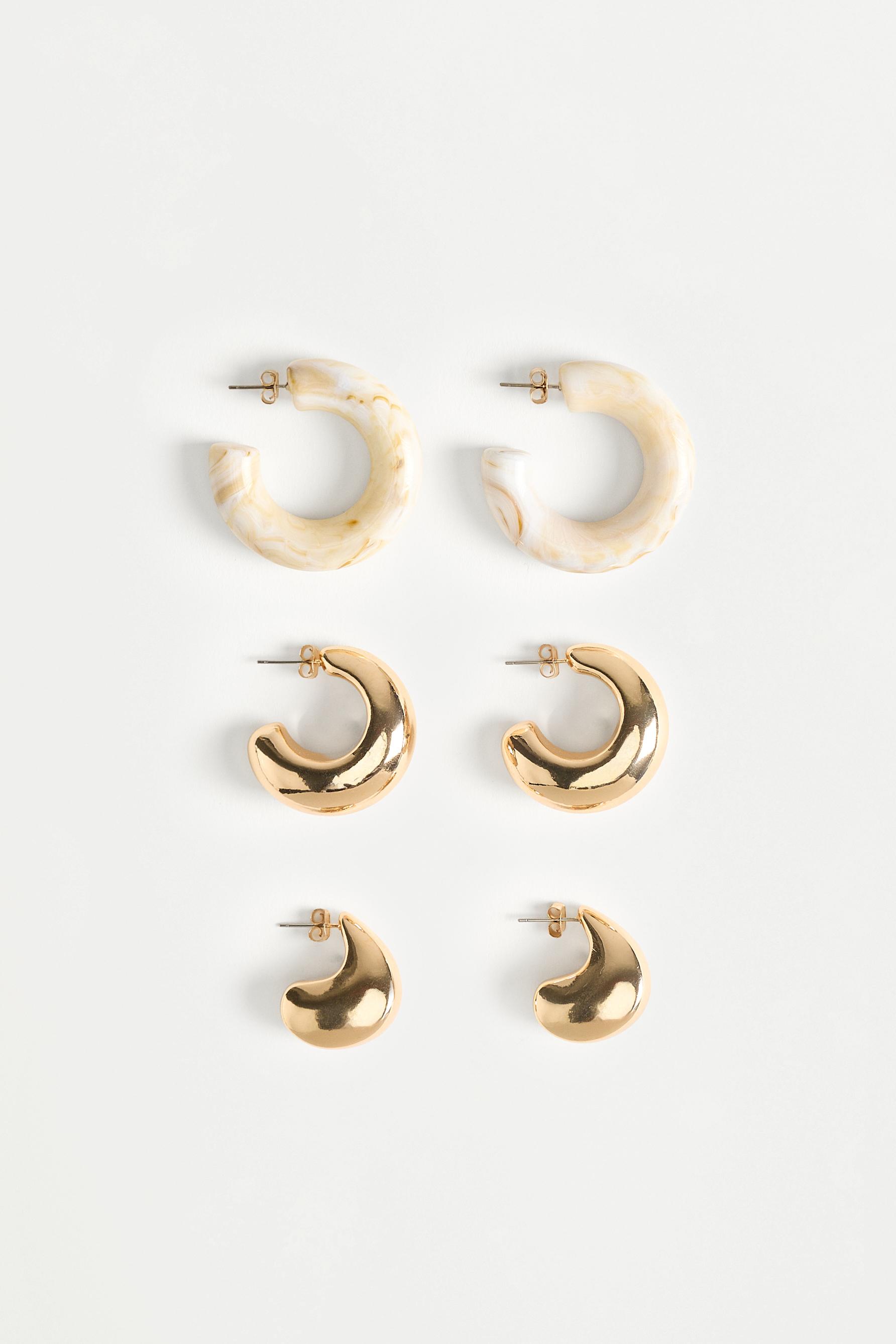 Mismatched Earrings (3-Pack) — GOLD