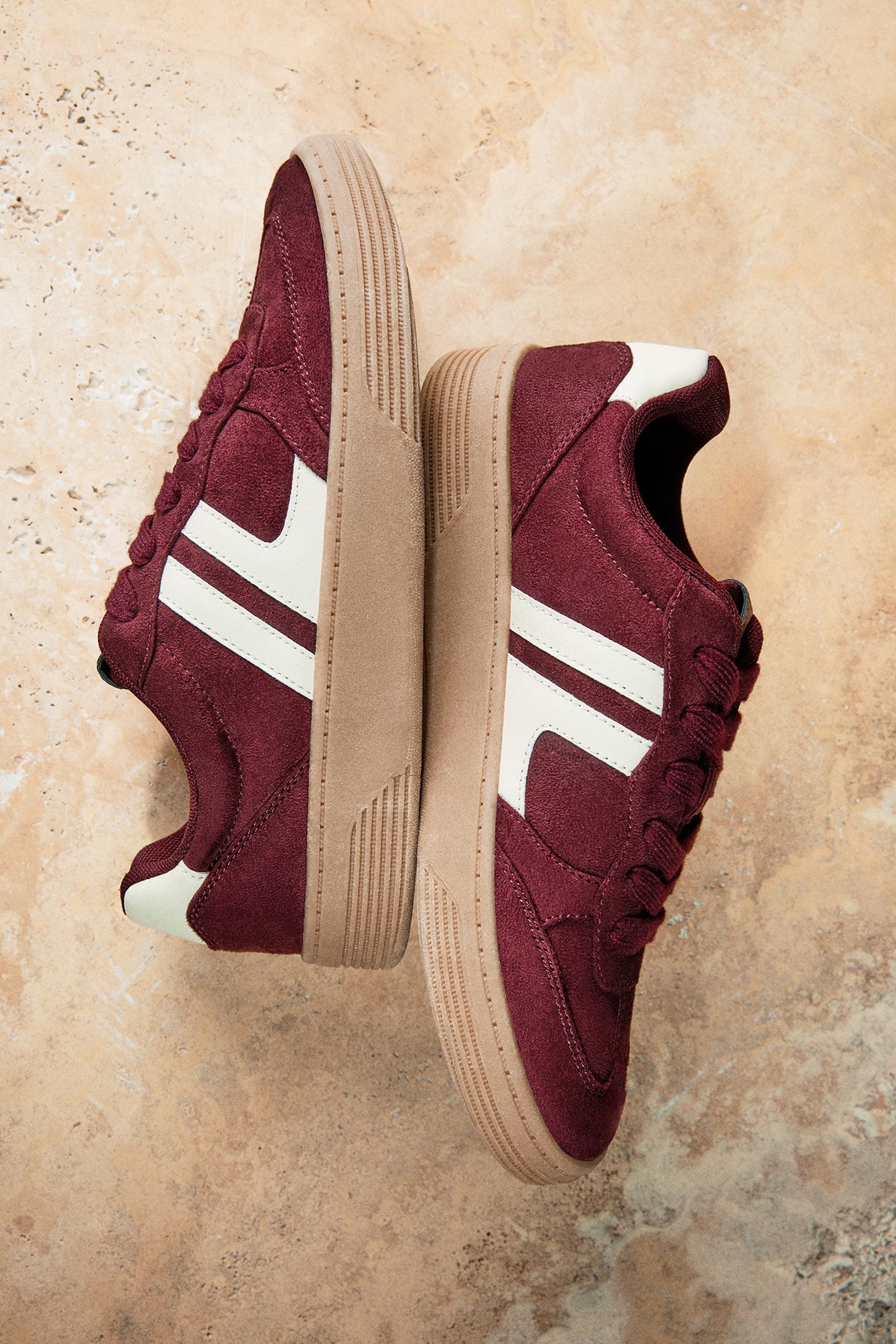 Lefties Bordo Lefties Retro detaylı spor ayakkabı