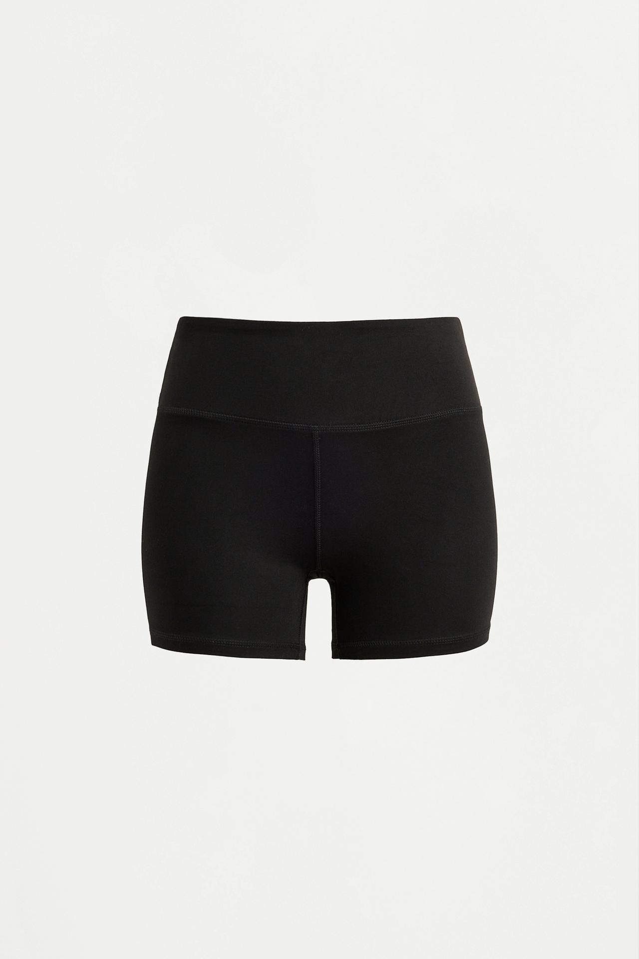 Basic sports hot pants — BLACK