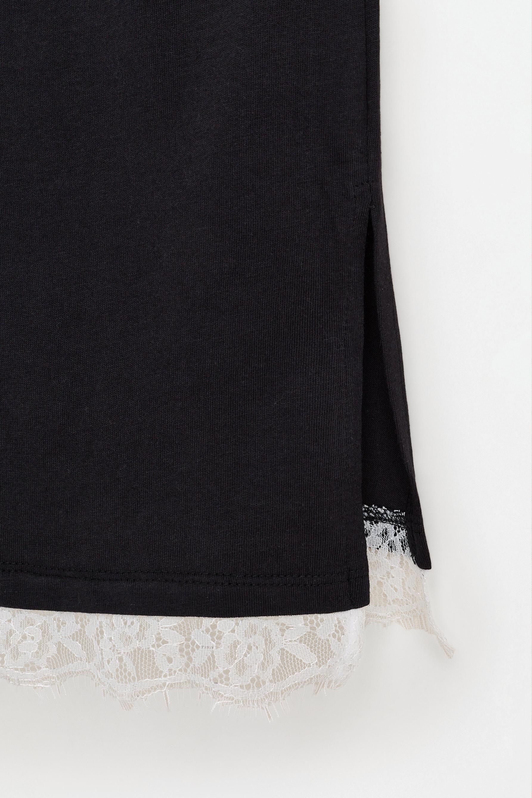 Mickey Mouse ©Disney lace T-shirt — BLACK