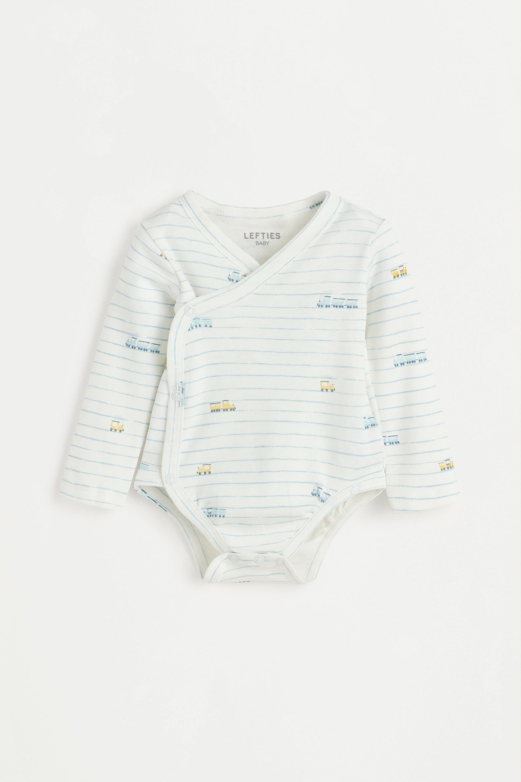 Interlock bodysuit, footed leggings and hat set — ECRU