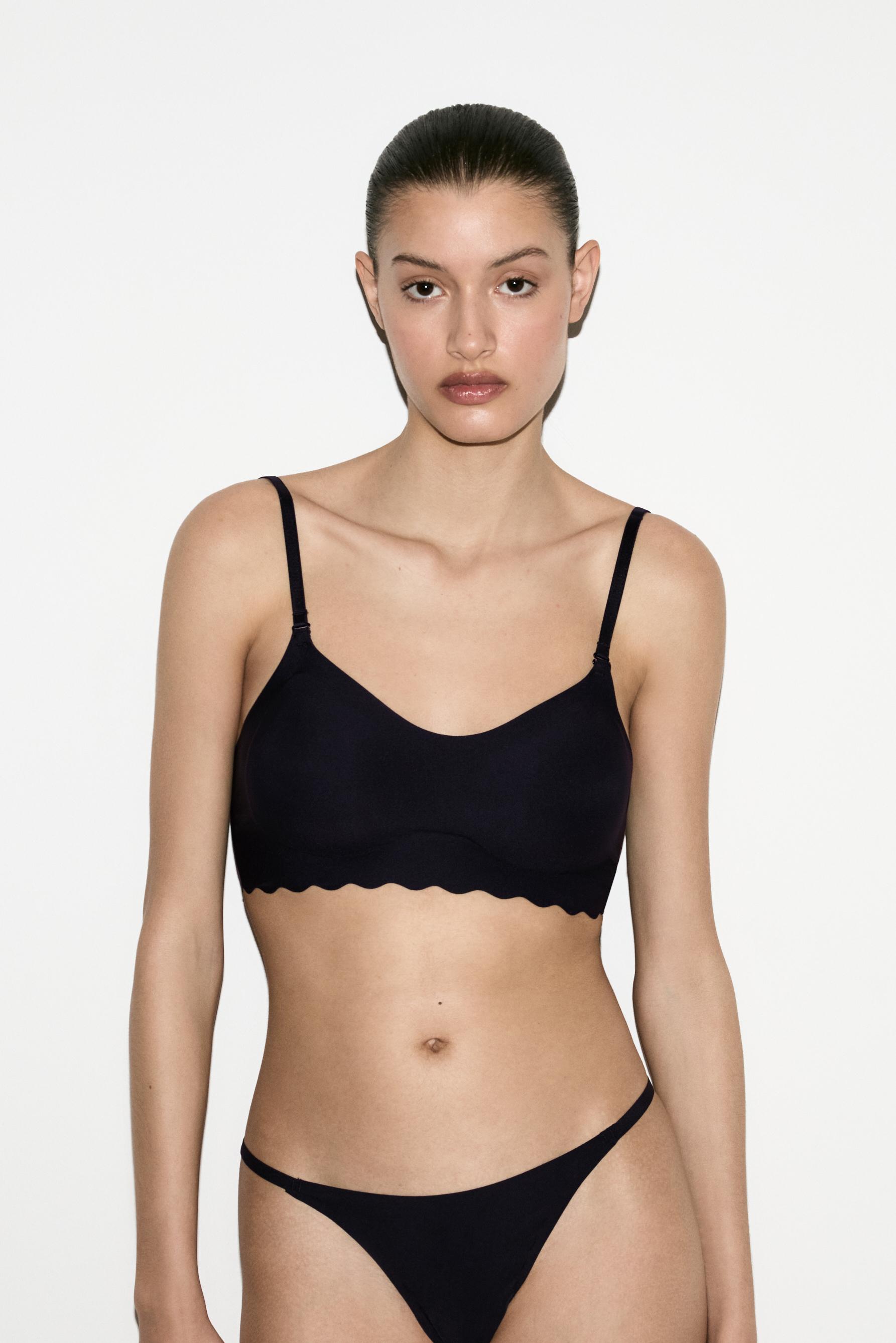Multi-way low-back bra — BLACK