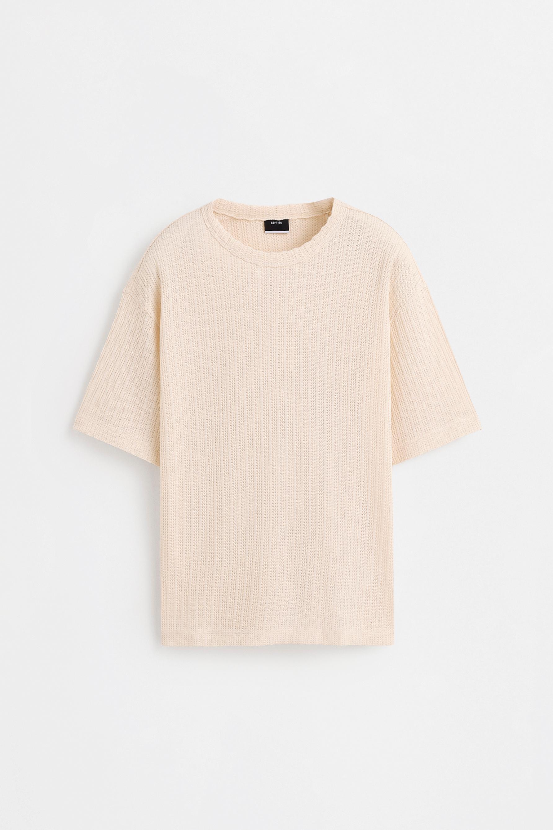 Texture T-shirt — BUTTER