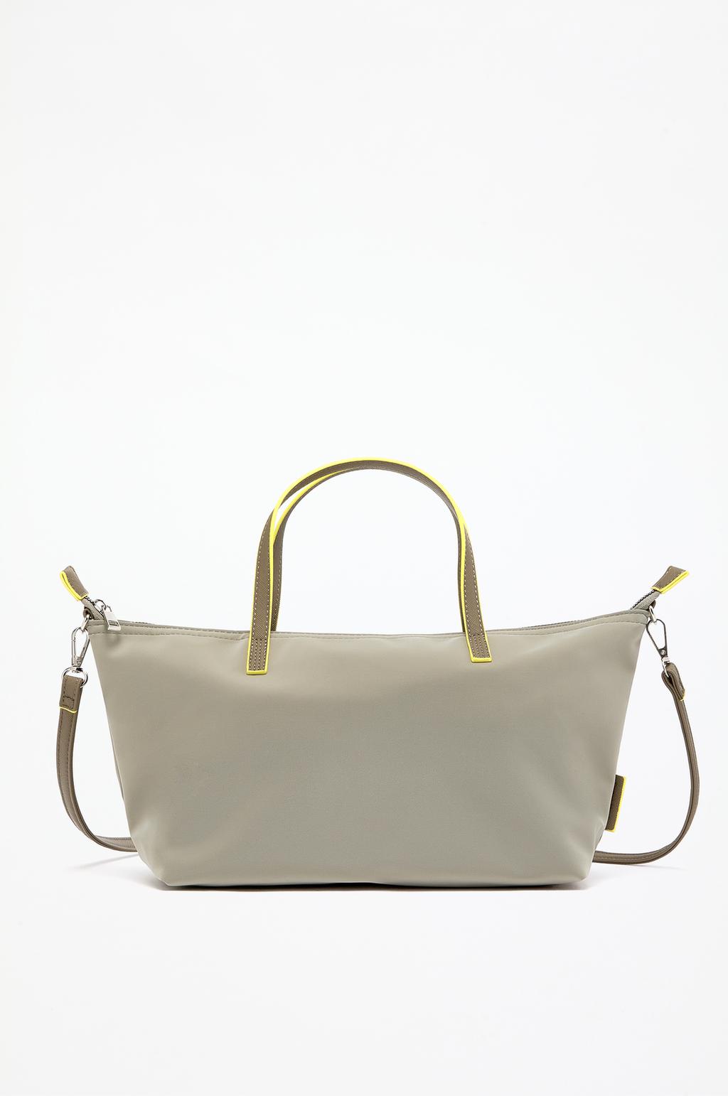 Bolso shopper pequeno efecto suave