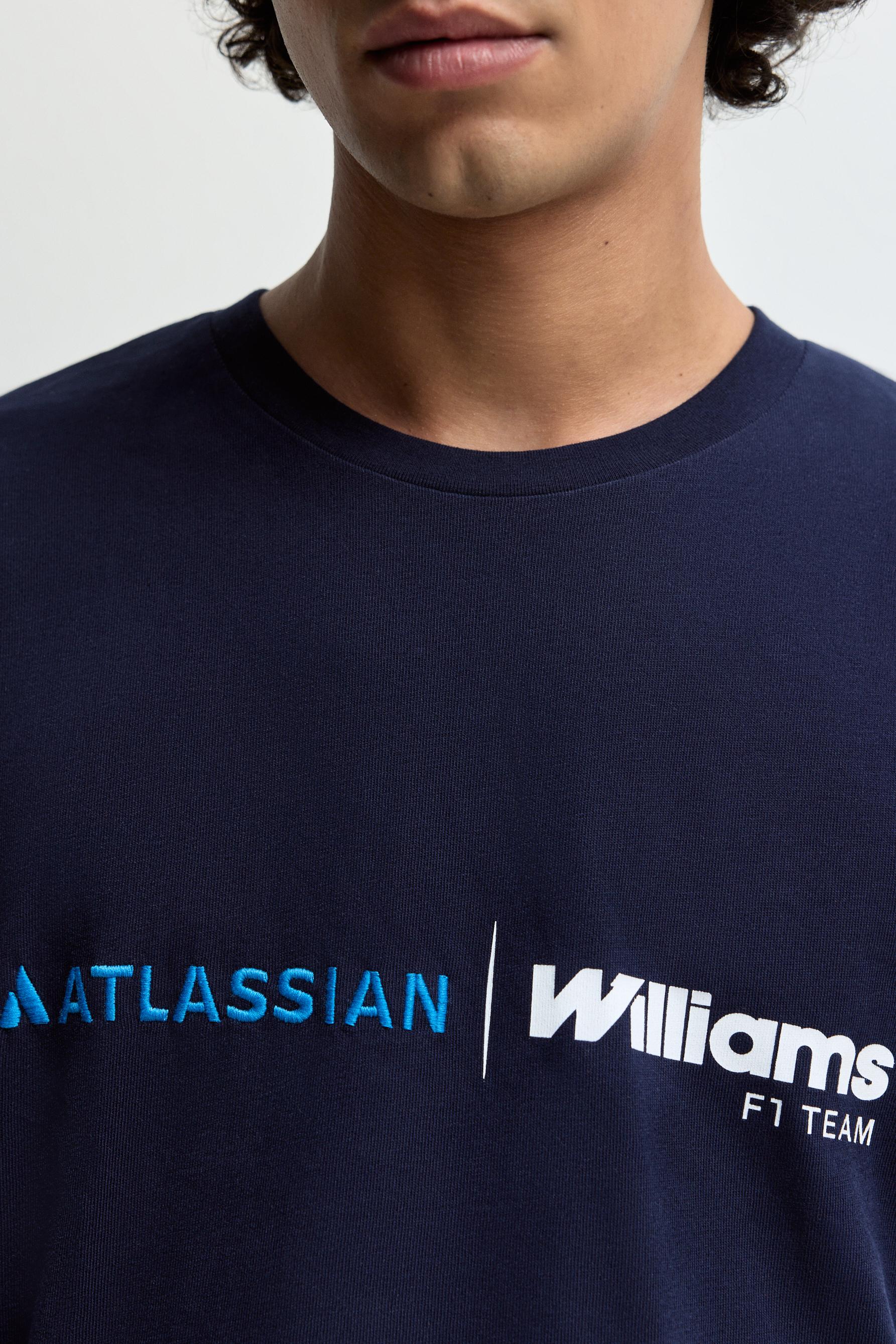 Embroidered ©2026 Williams T-shirt — NAVY