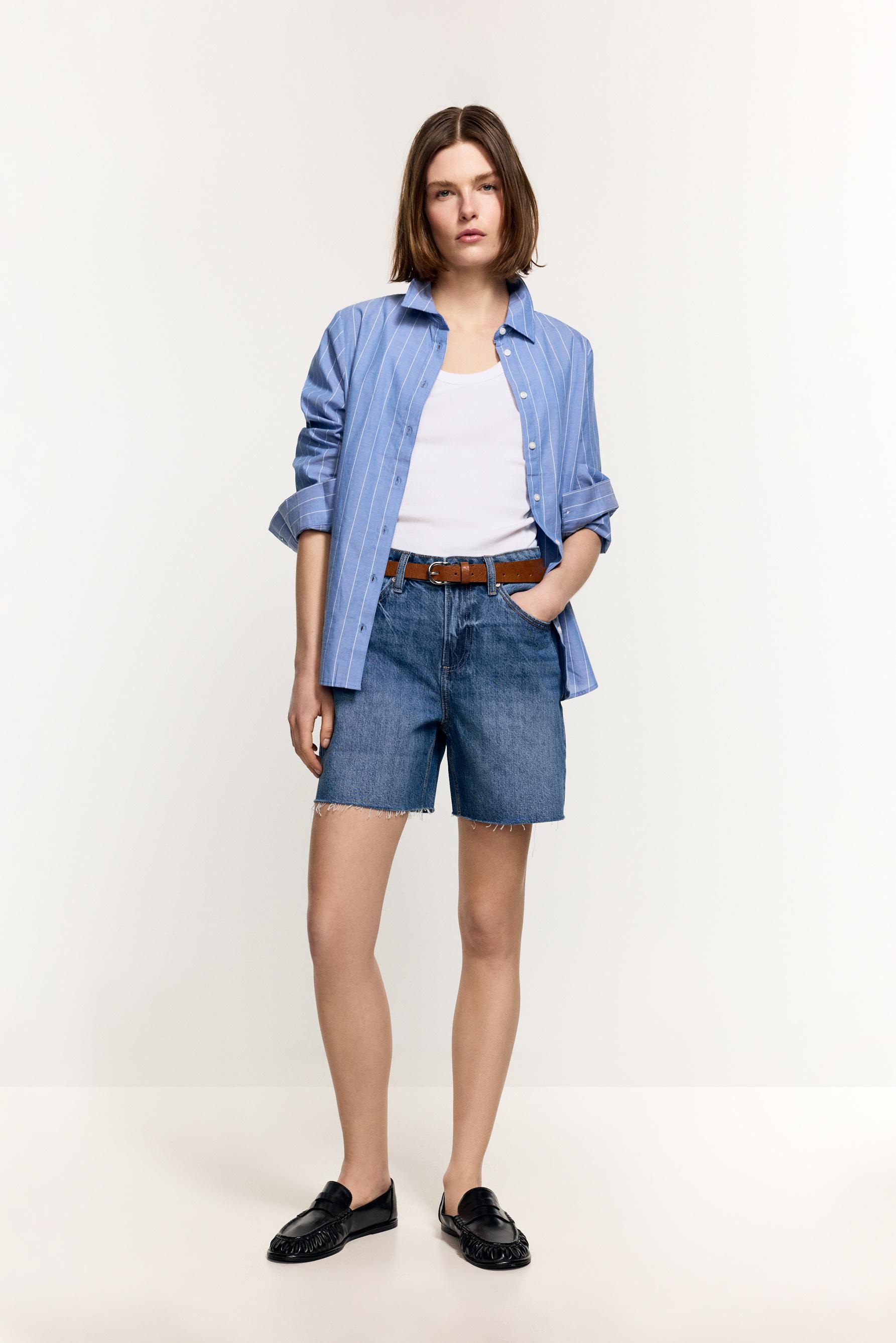 Short denim rotos