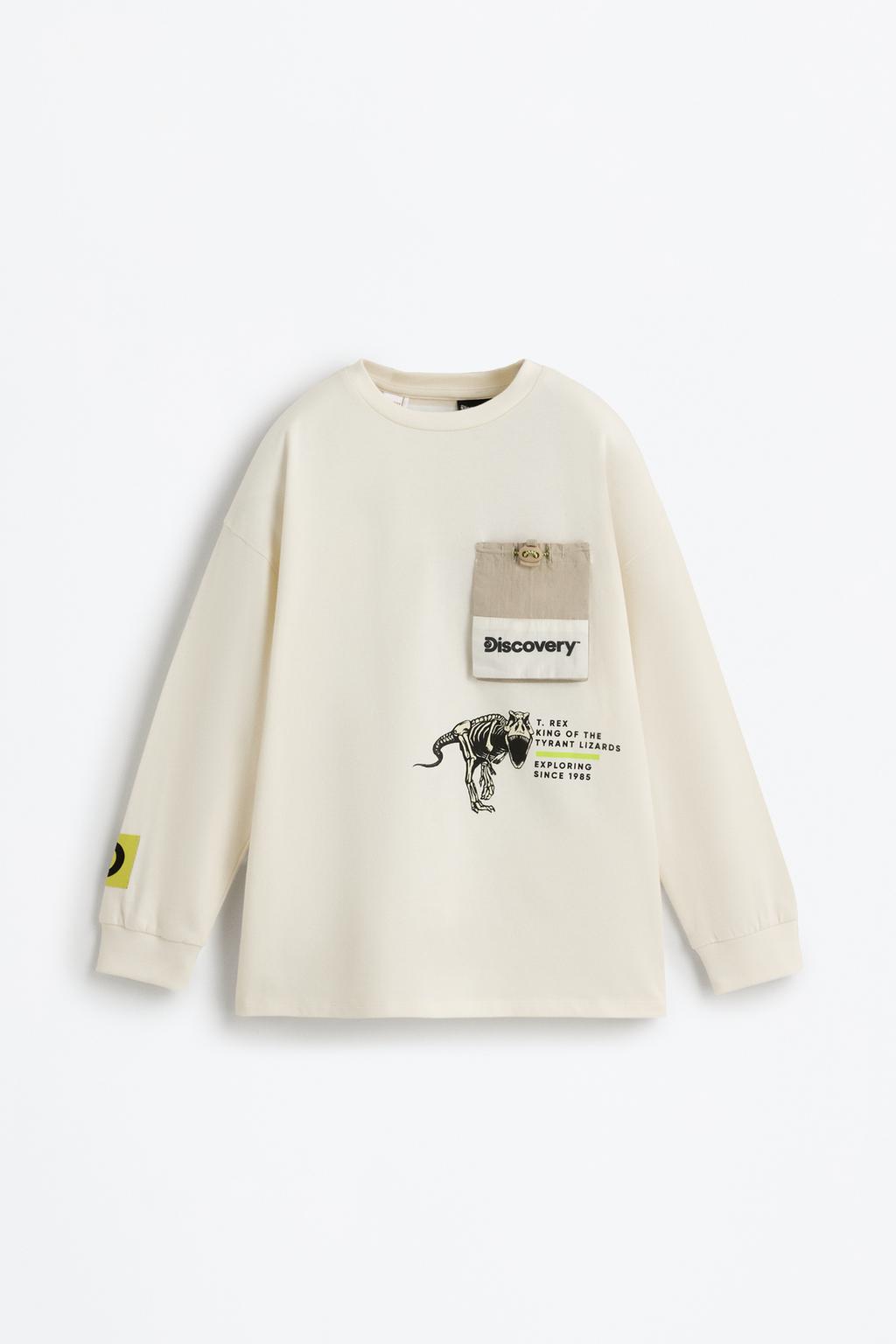 Camiseta Discovery© & ™Warner Bros dinosaurios