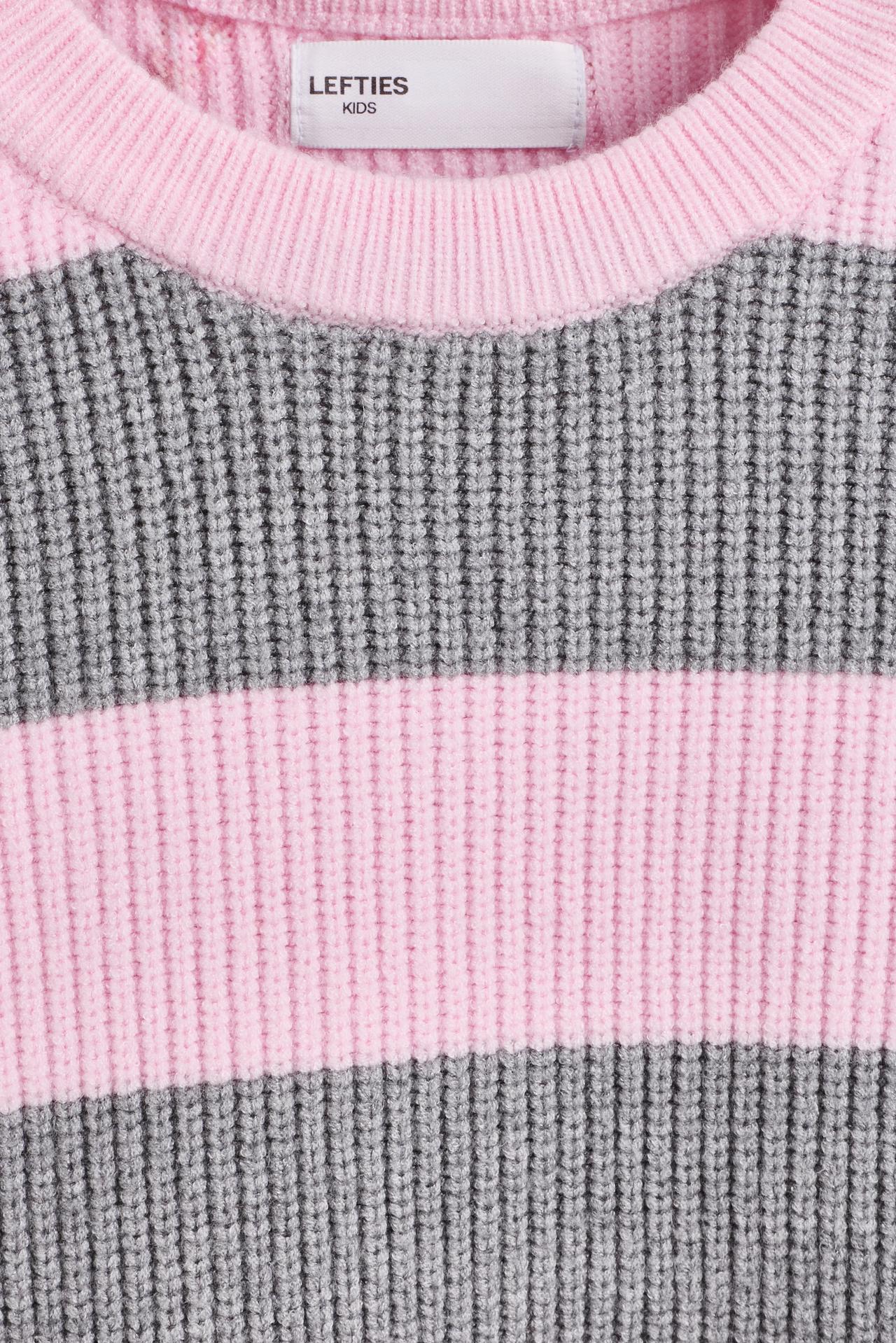 Striped knit sweater — STRIPED