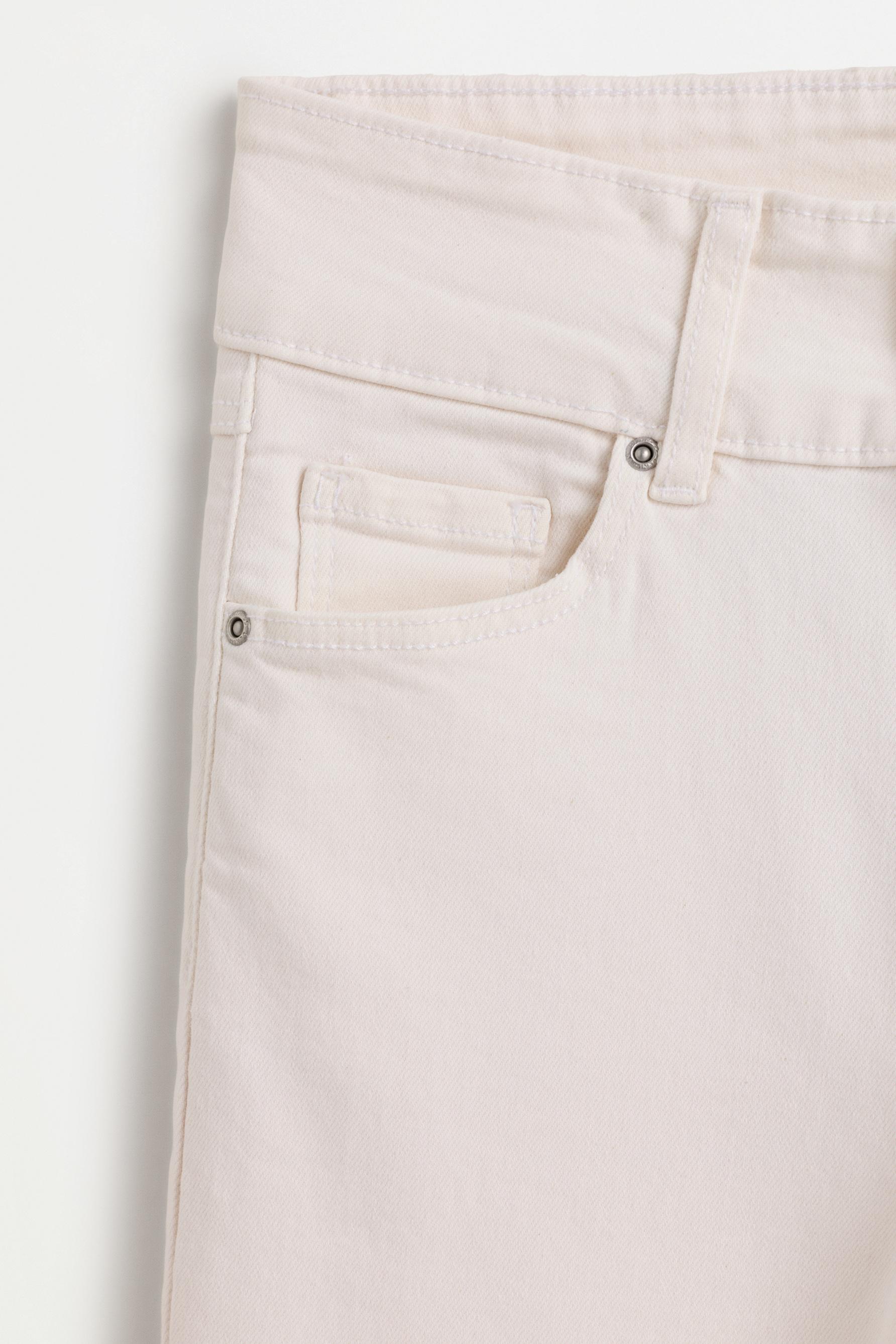 Double button bell bottom jeans — OFF WHITE