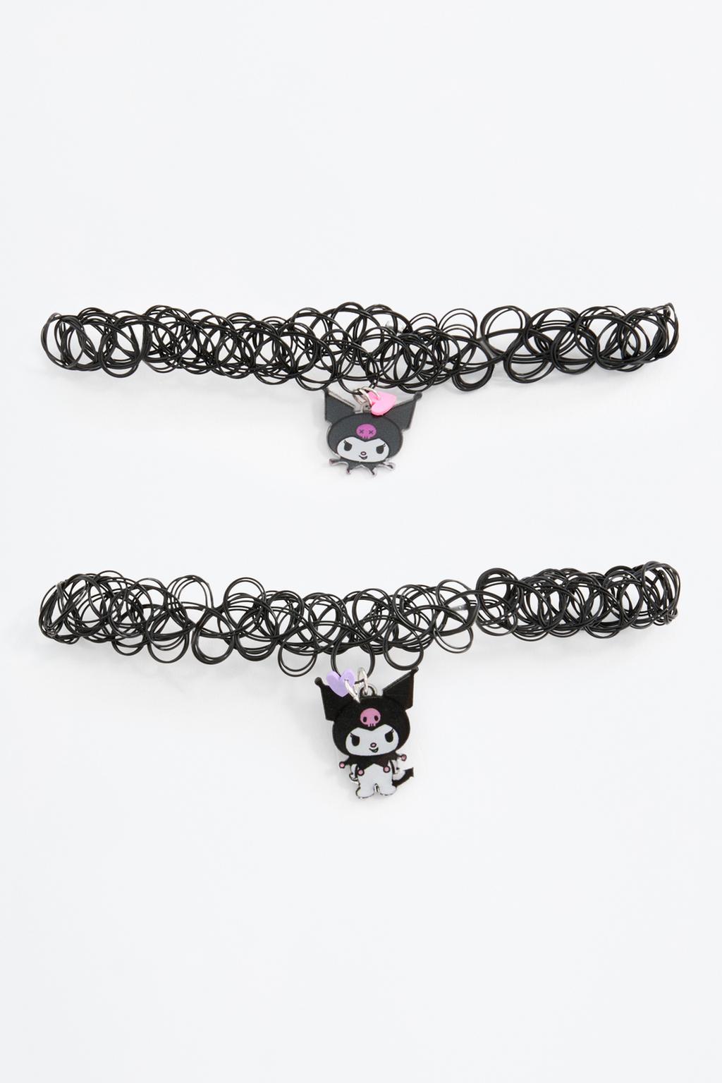 Pack 2 choker Kuromi Hello Kitty ©SANRIO