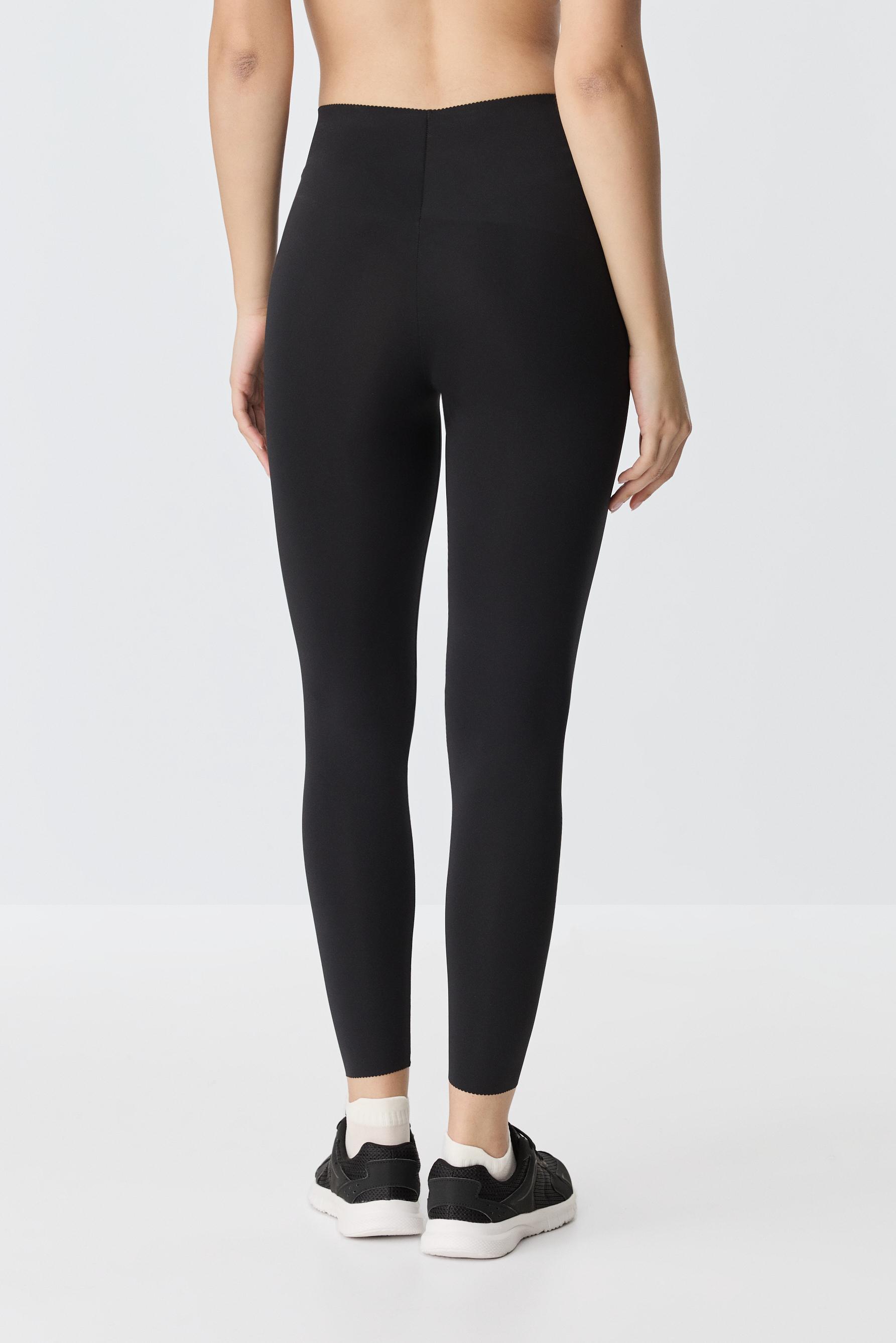 Shaping sports leggings — BLACK