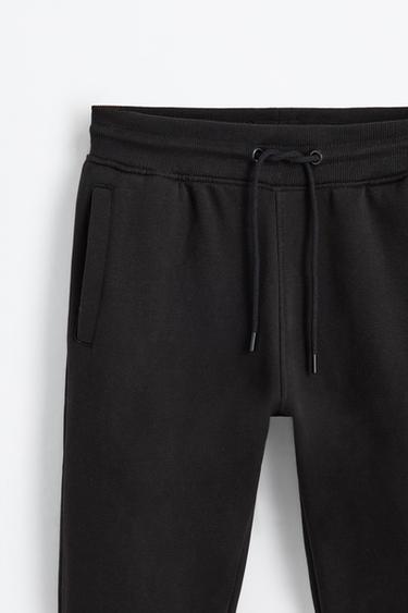 Regular fit tracksuit bottoms — BLACK 7