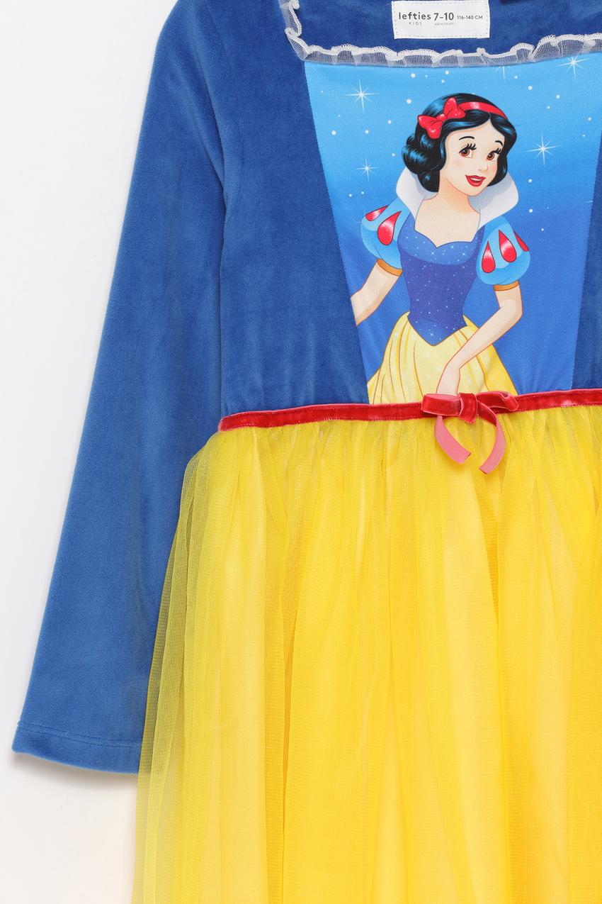 Disney Vestito Biancaneve Corto Costume Da Principessa Biancaneve