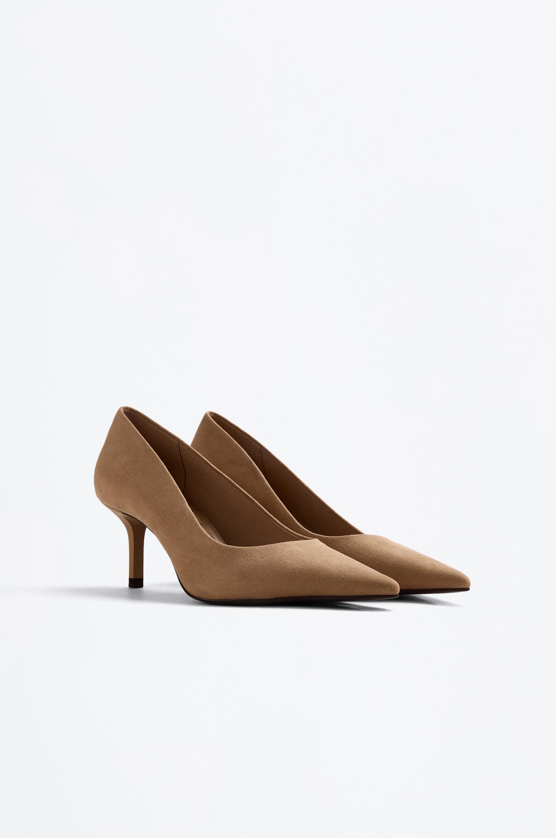 Lefties Bej Lefties Minimal topuklu ayakkabı