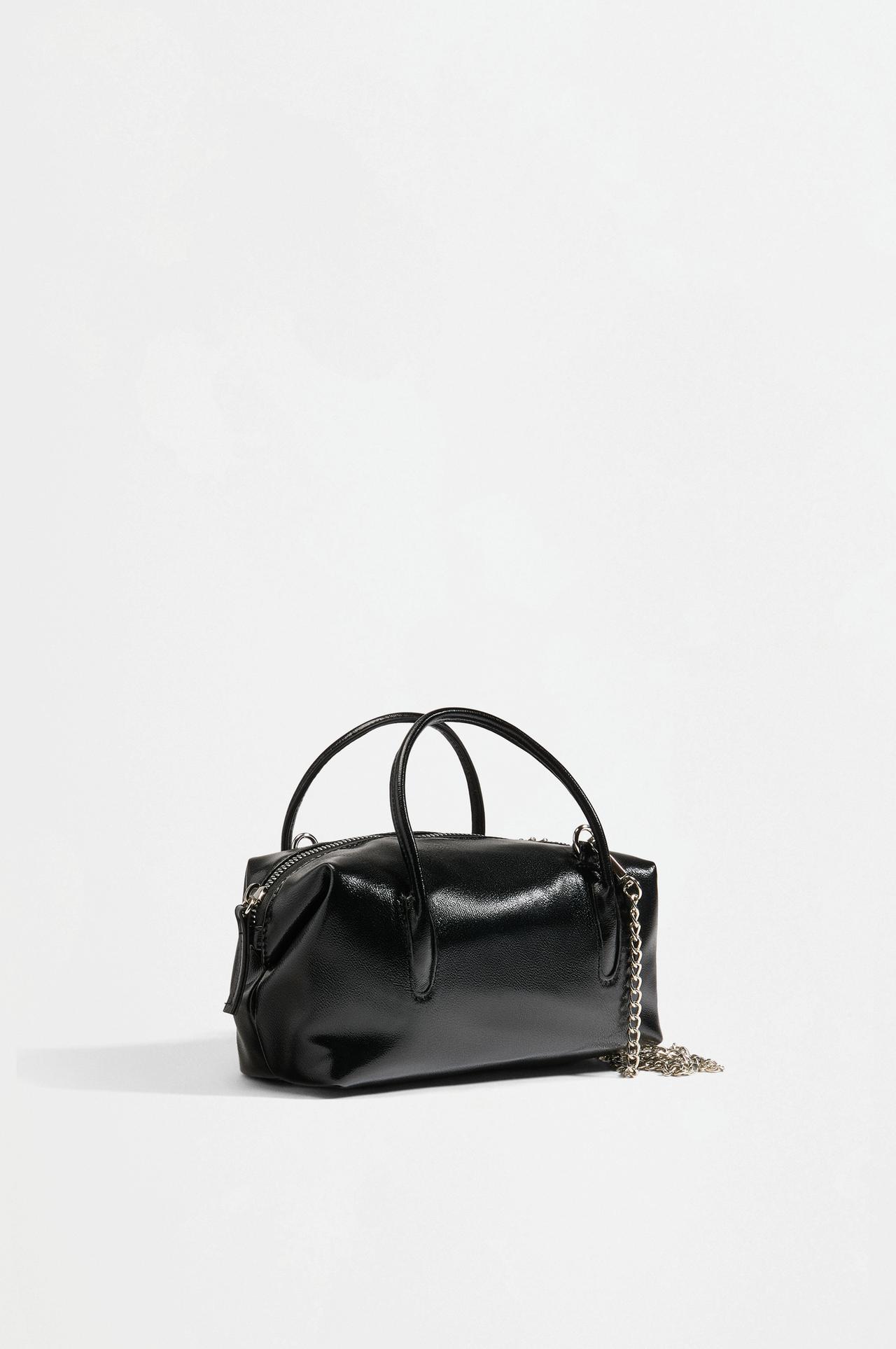 Mini bowling bag — BLACK