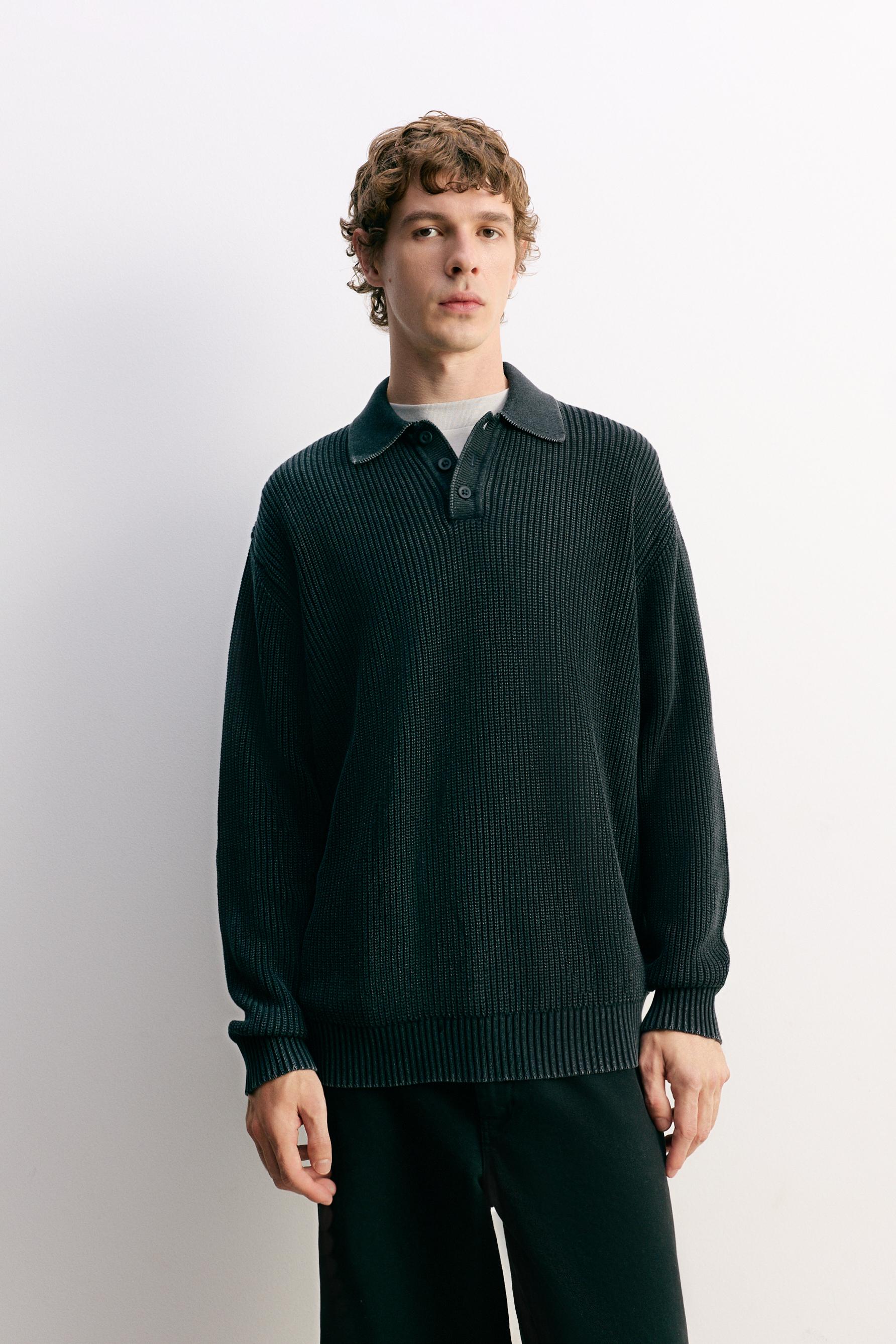 Polo punto efecto lavado