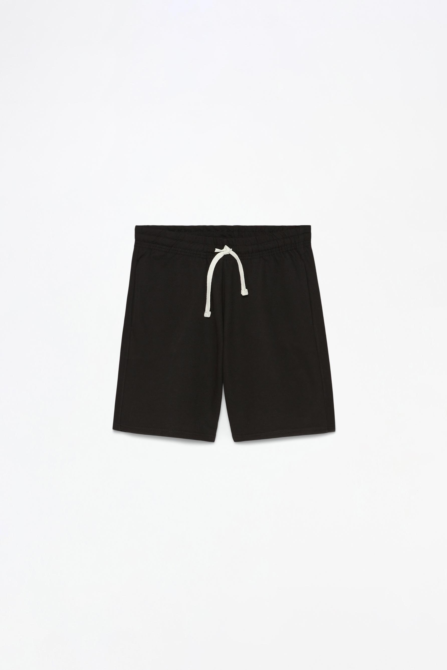 Pack of 3 tracksuit Bermuda shorts — BLACK
