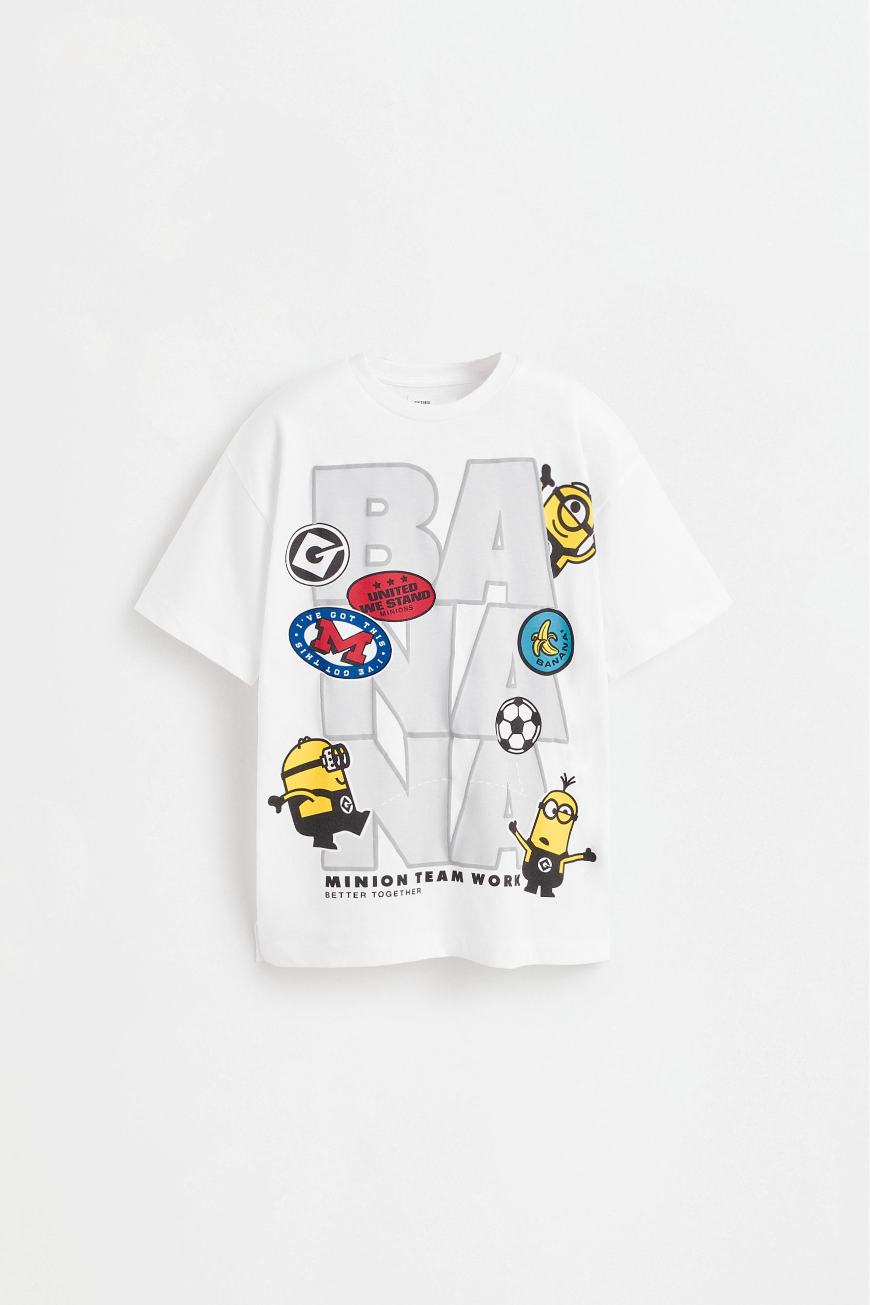 Minions ©Universal Studios Banana T-Shirt — WHITE
