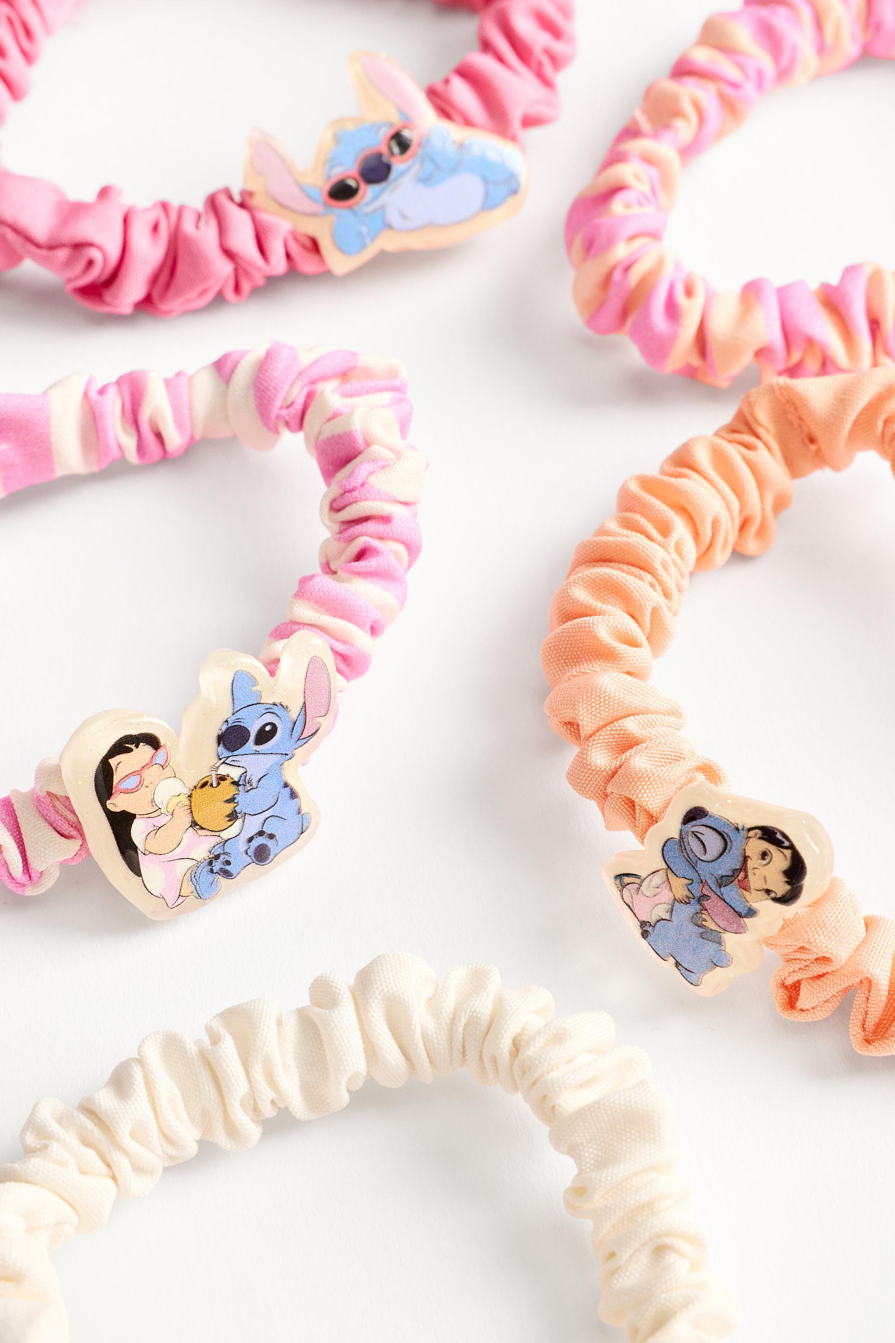 Lilo & Stitch ©Disney Scrunchies (5-Pack) — ORANGE