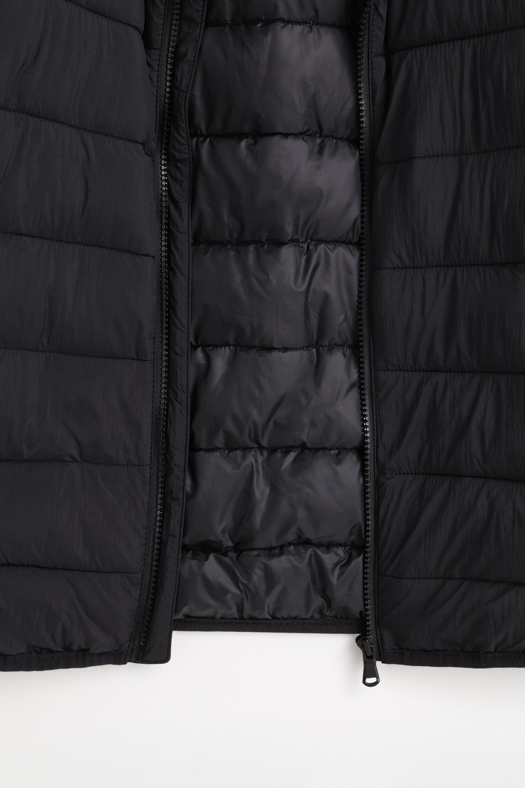 Lightweight quilted jacket — BLACK
