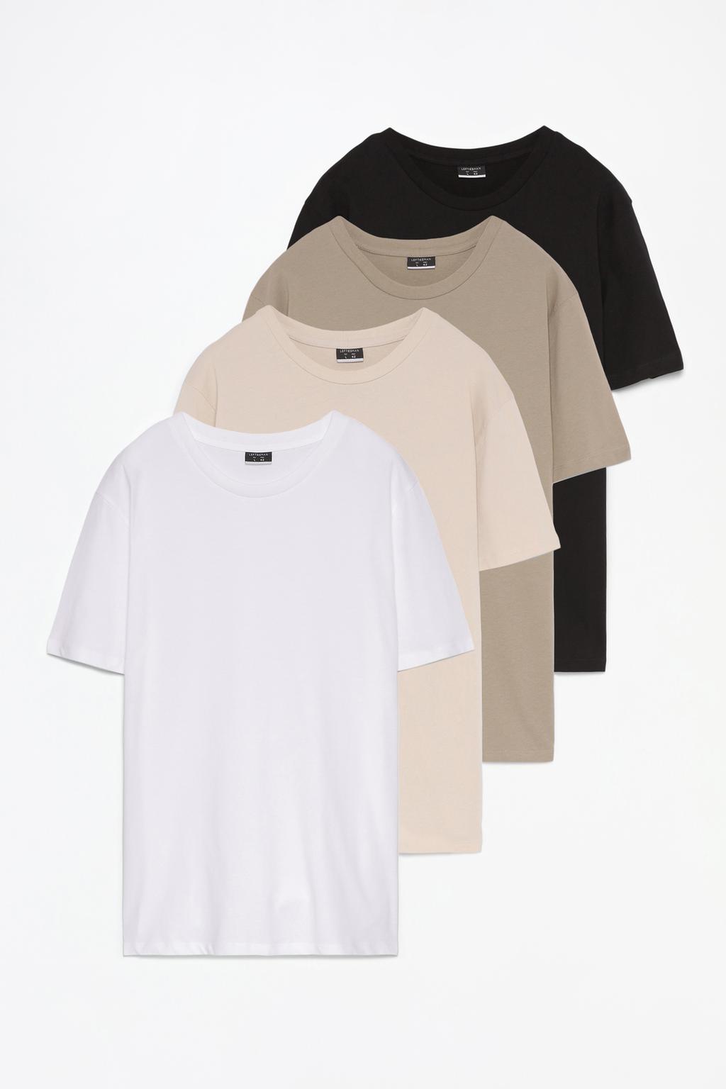 4-Pack of basic T-shirts