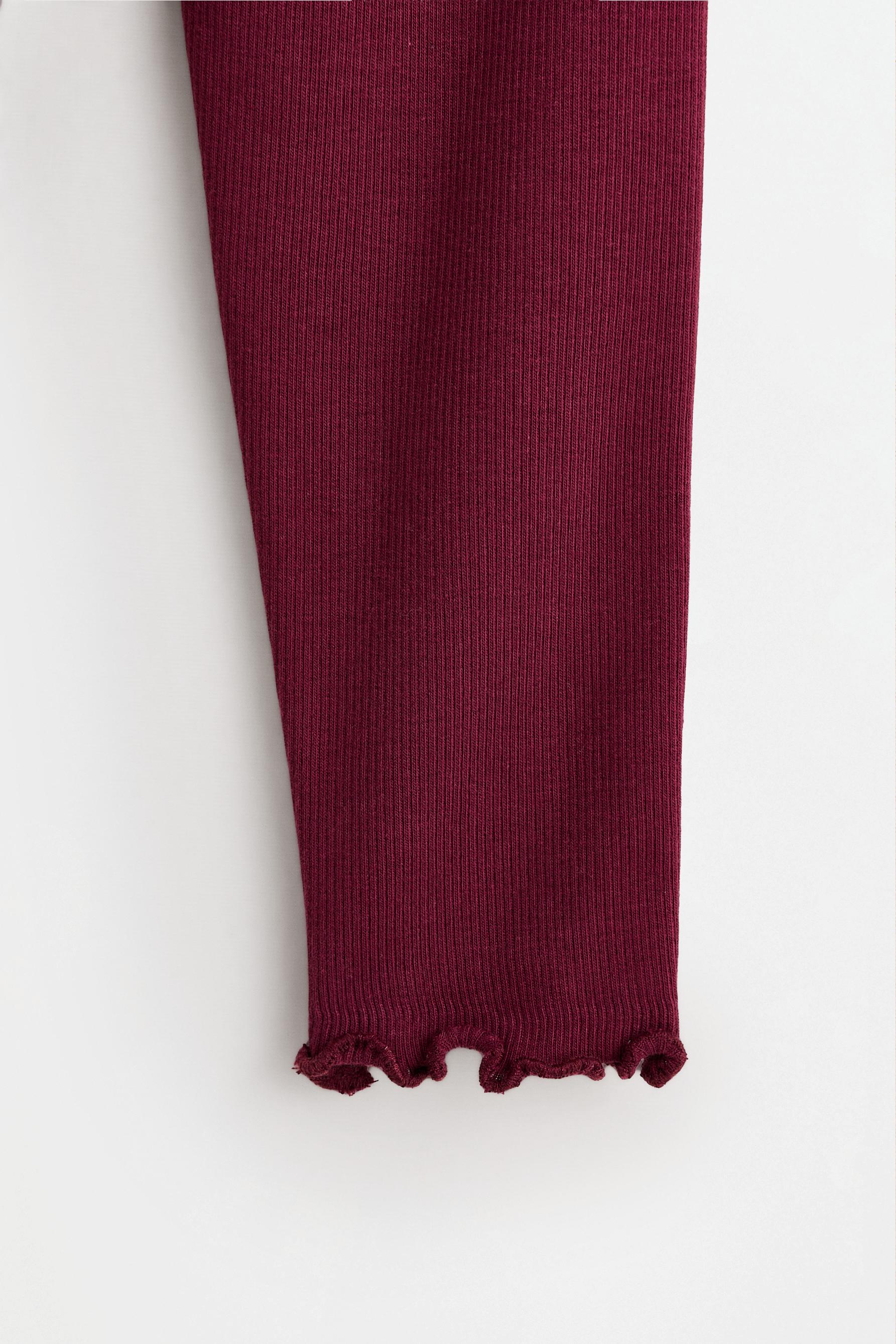 Pack of 2 ribbed leggings — DUSTY PINK