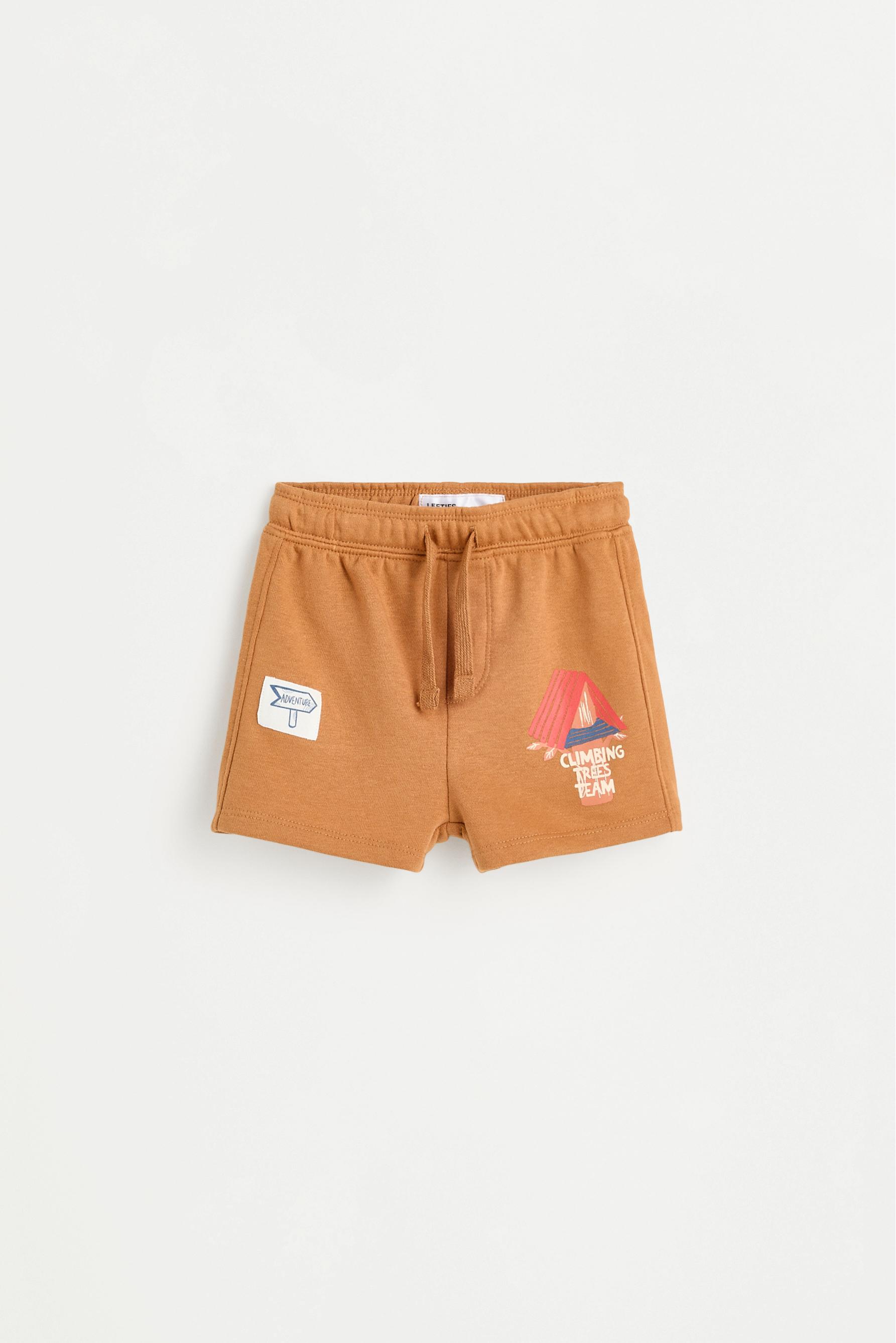 Printed T-shirt and Bermuda shorts set — PUMPKIN