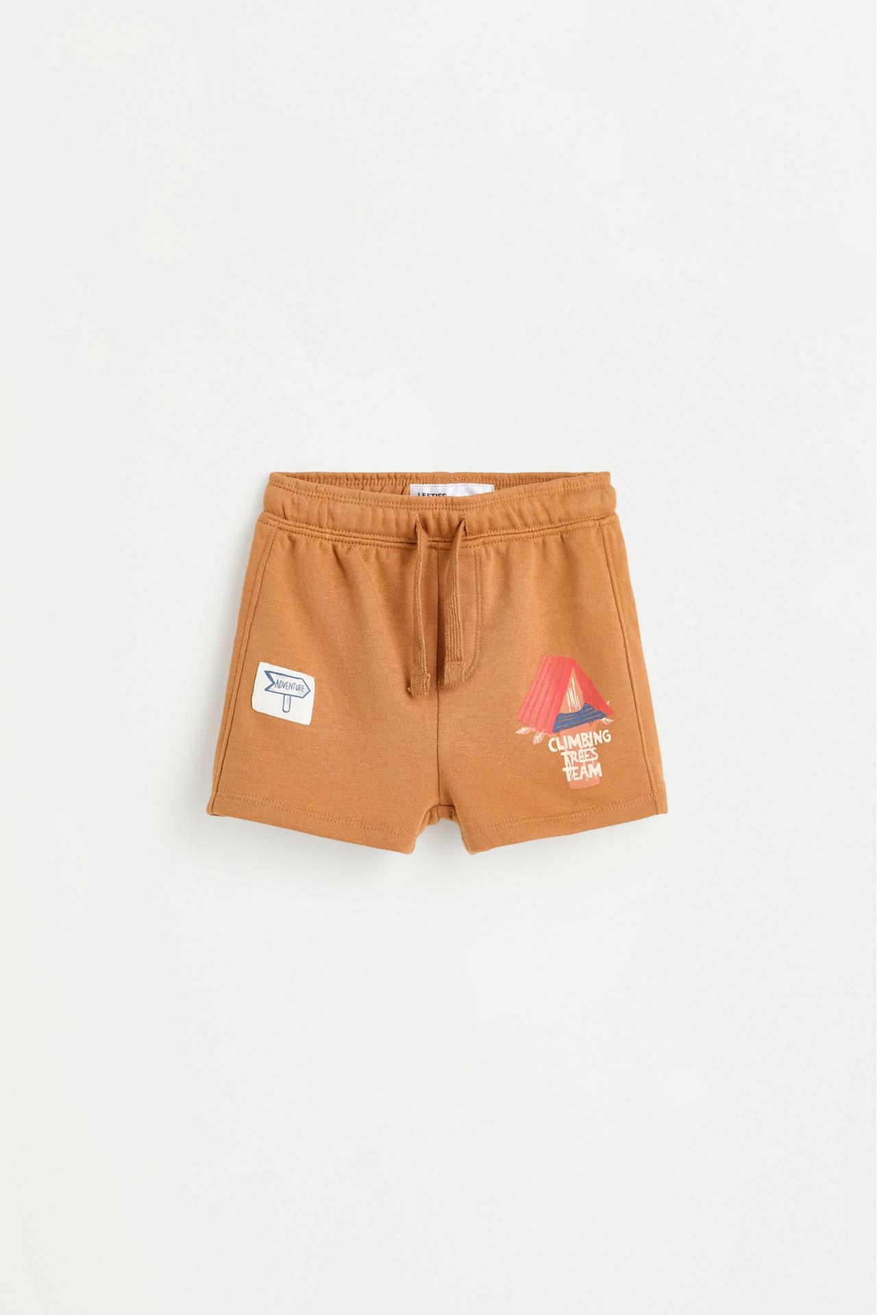 Printed T-shirt and Bermuda shorts set — PUMPKIN