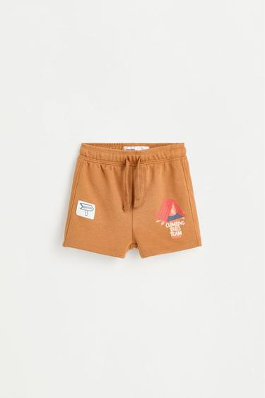 Printed T-shirt and Bermuda shorts set — PUMPKIN 3