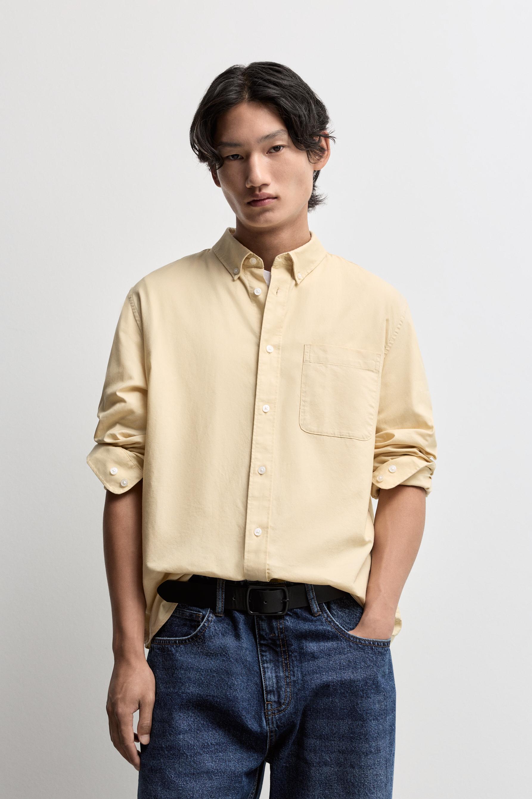 Oxford shirt — YELLOW