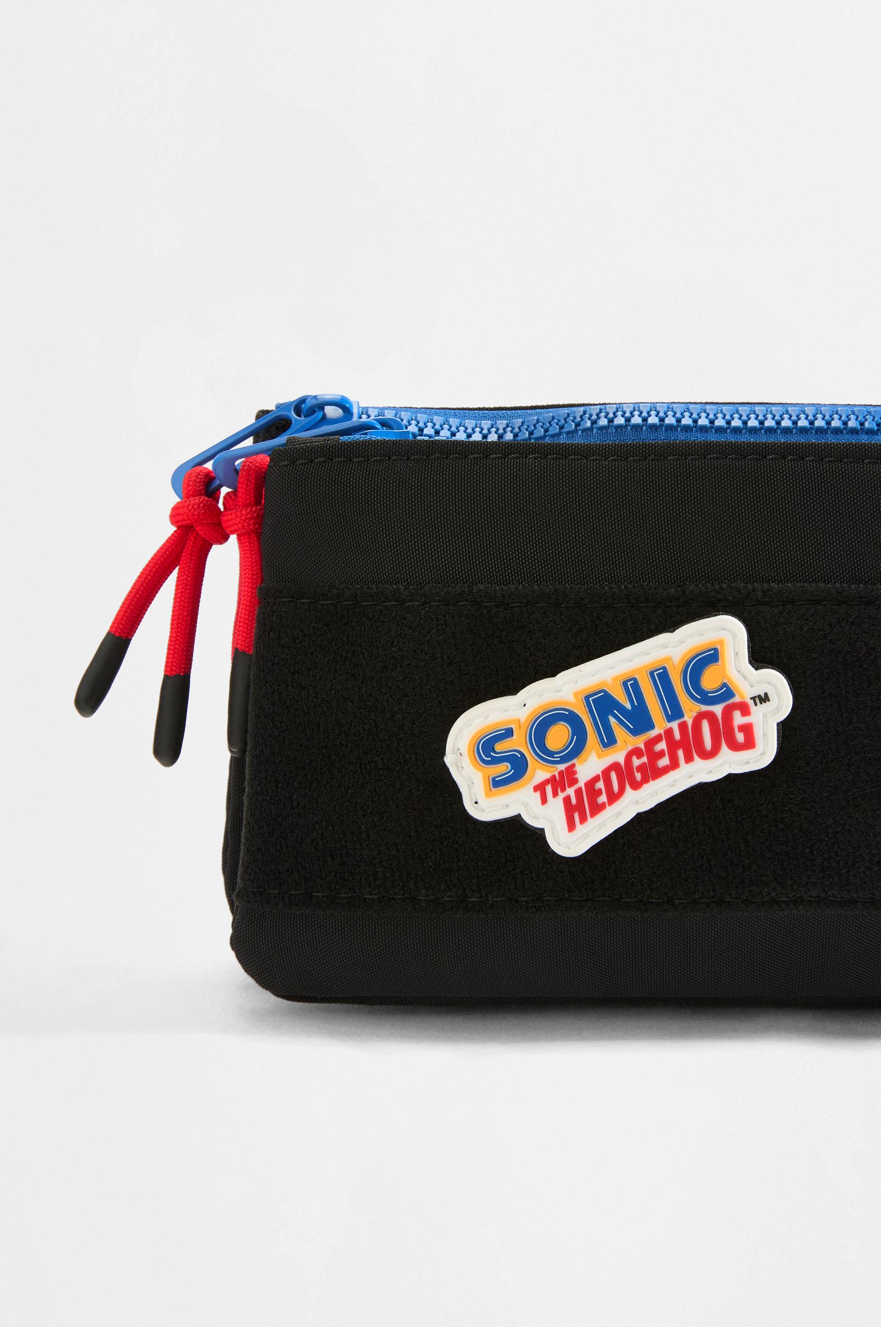 Triple SONIC™ | SEGA pencil case — BLACK