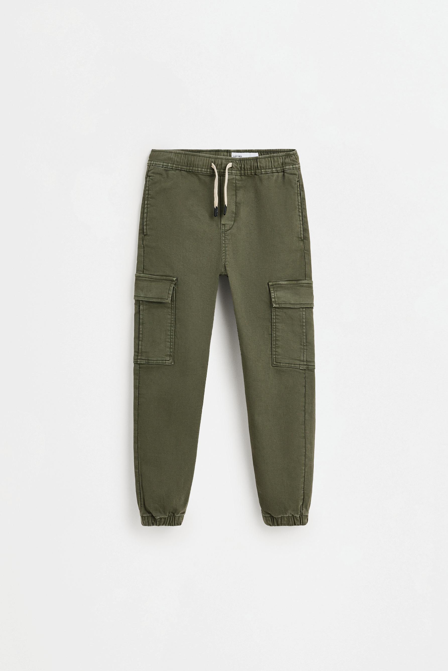 Cargo jogger jeans — KHAKI