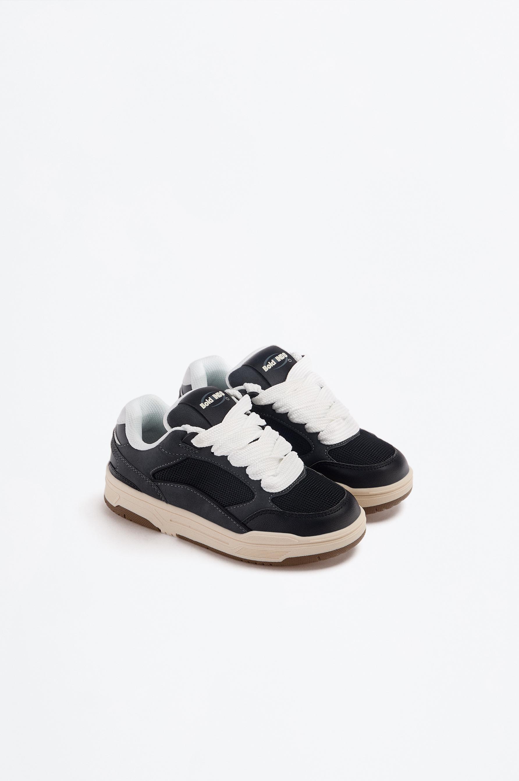 Lefties Siyah Lefties Retro kaykay ayakkabısı