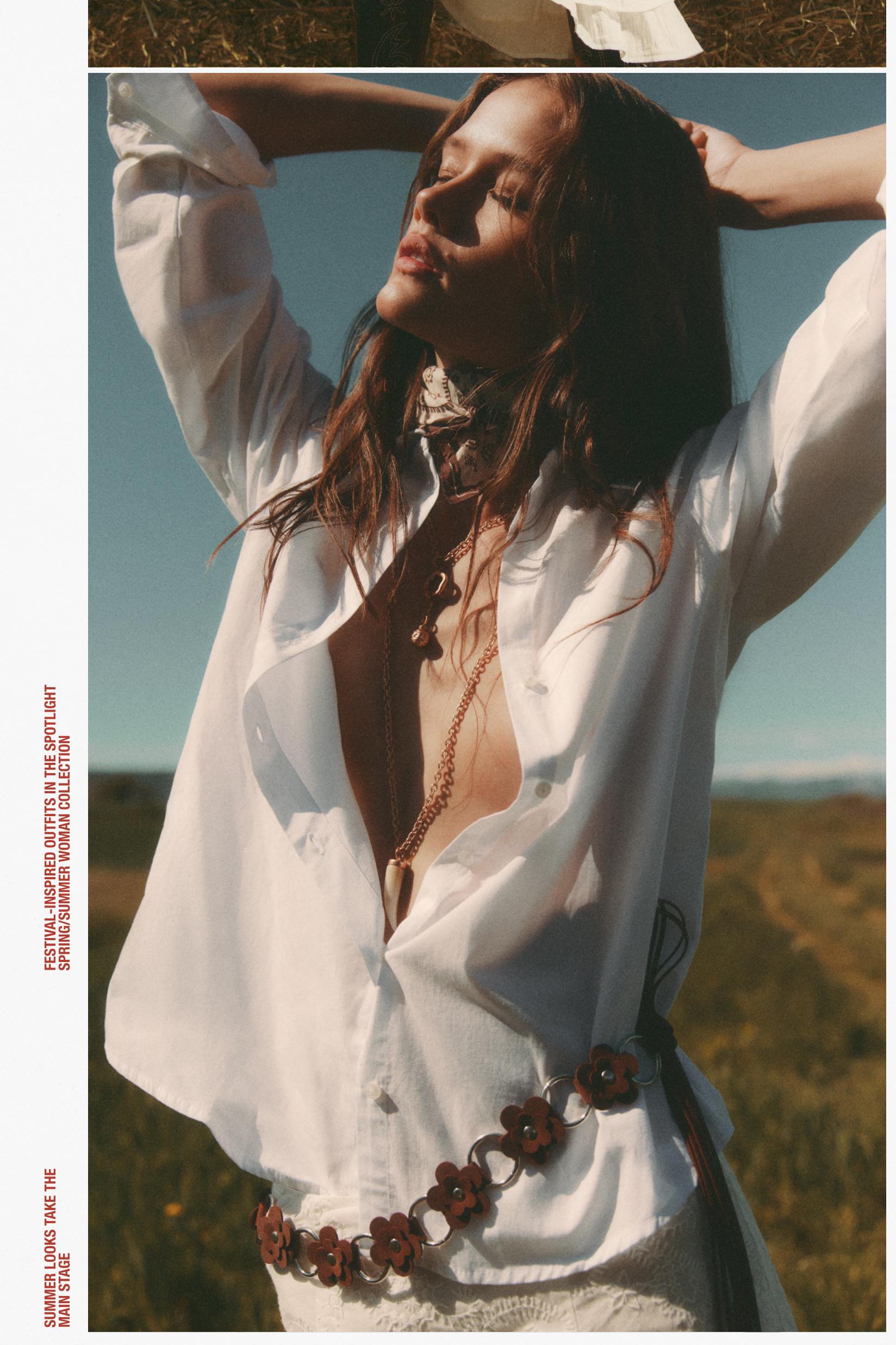 Basic poplin shirt — WHITE