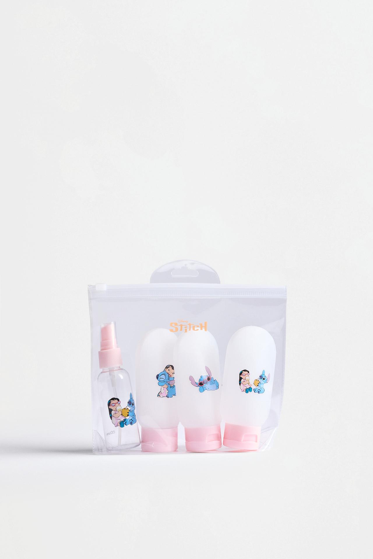 Lilo & Stitch ©Disney reusable travel bottle set (4 pieces) — ORANGE TONES