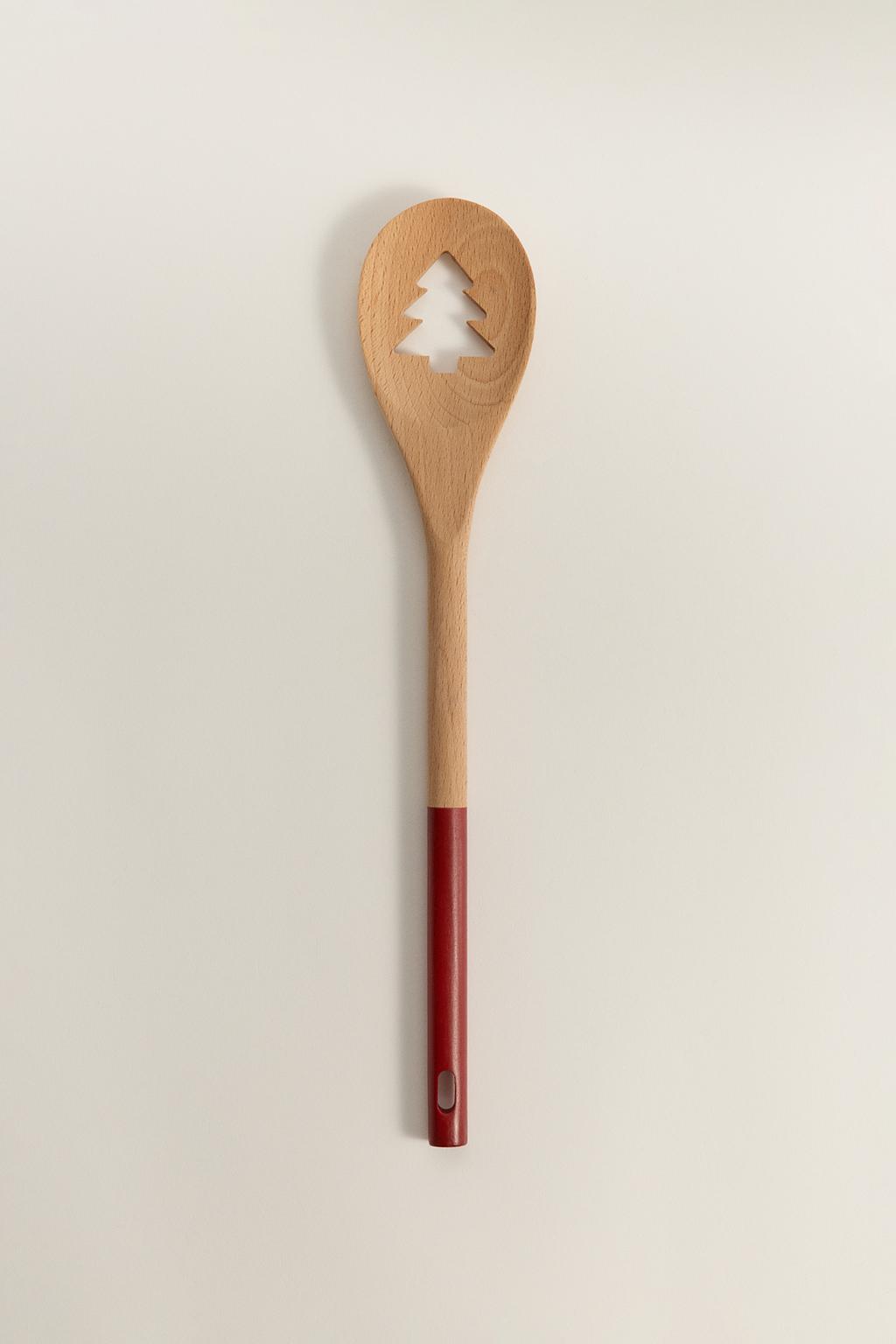 Cuchara para servir navideña