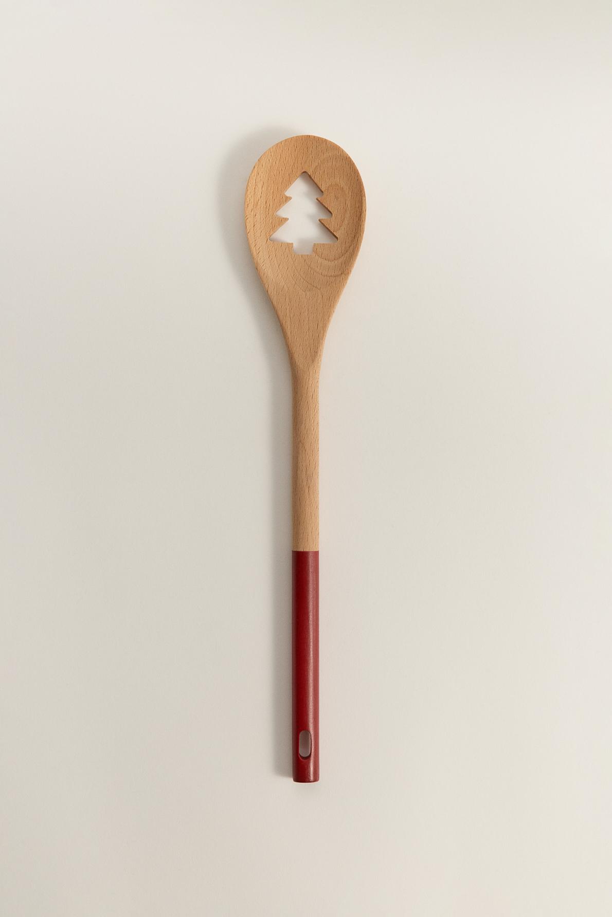 Cuchara para servir navideña